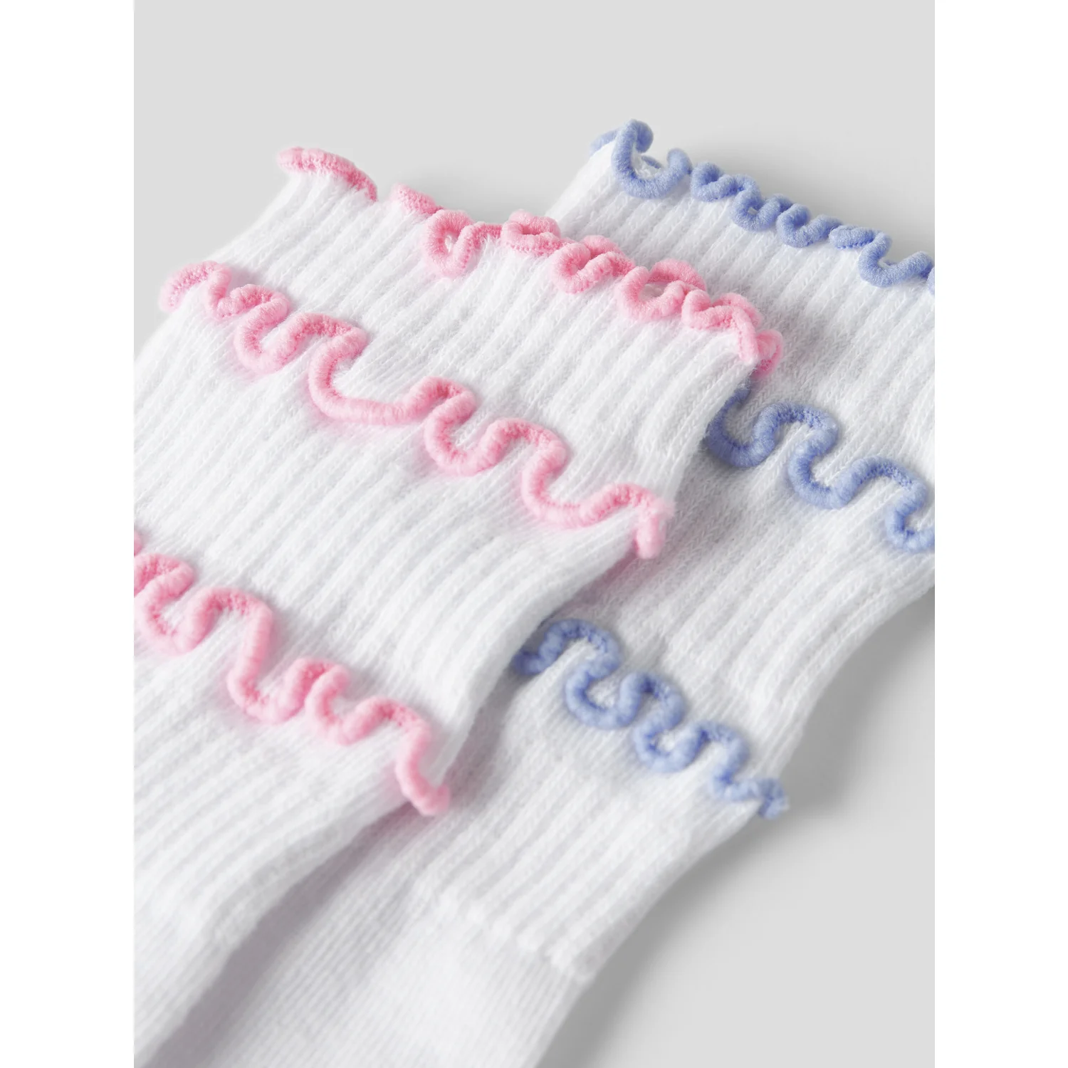 Name It Bright White Nkfjanil 2P Socks - Image 2