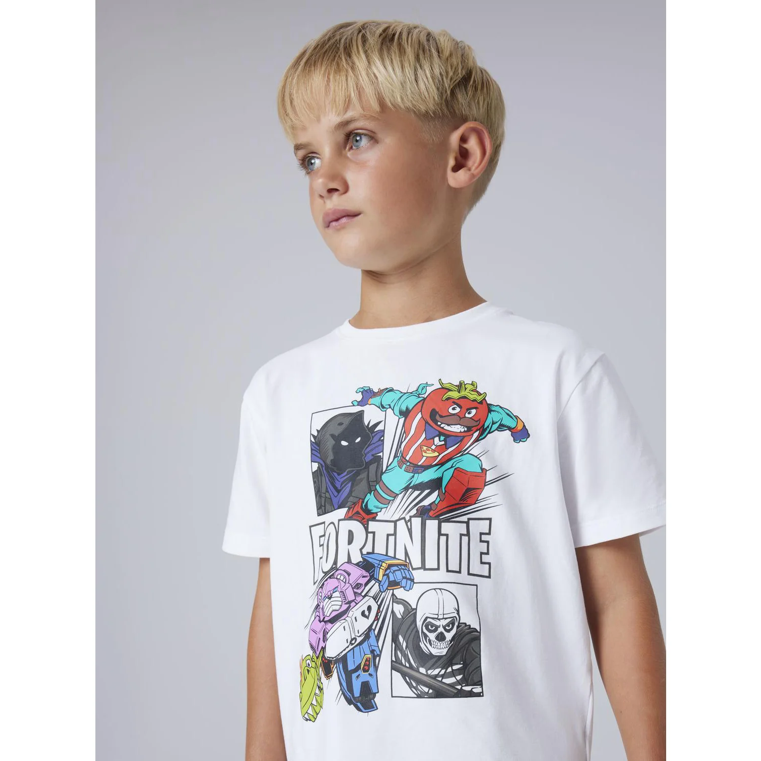 Name It Bright White Nkmambrose Fortnite Ss Nreg Top Bfu - Image 3