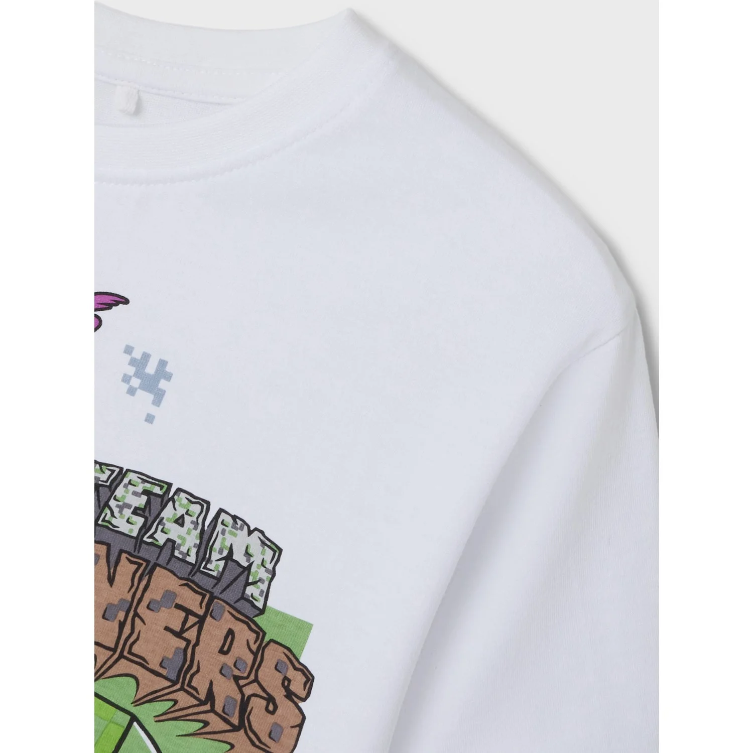 Name It Bright White Nkmjahi Minecraft Nreg Ss Top Noos Bfu - Image 3