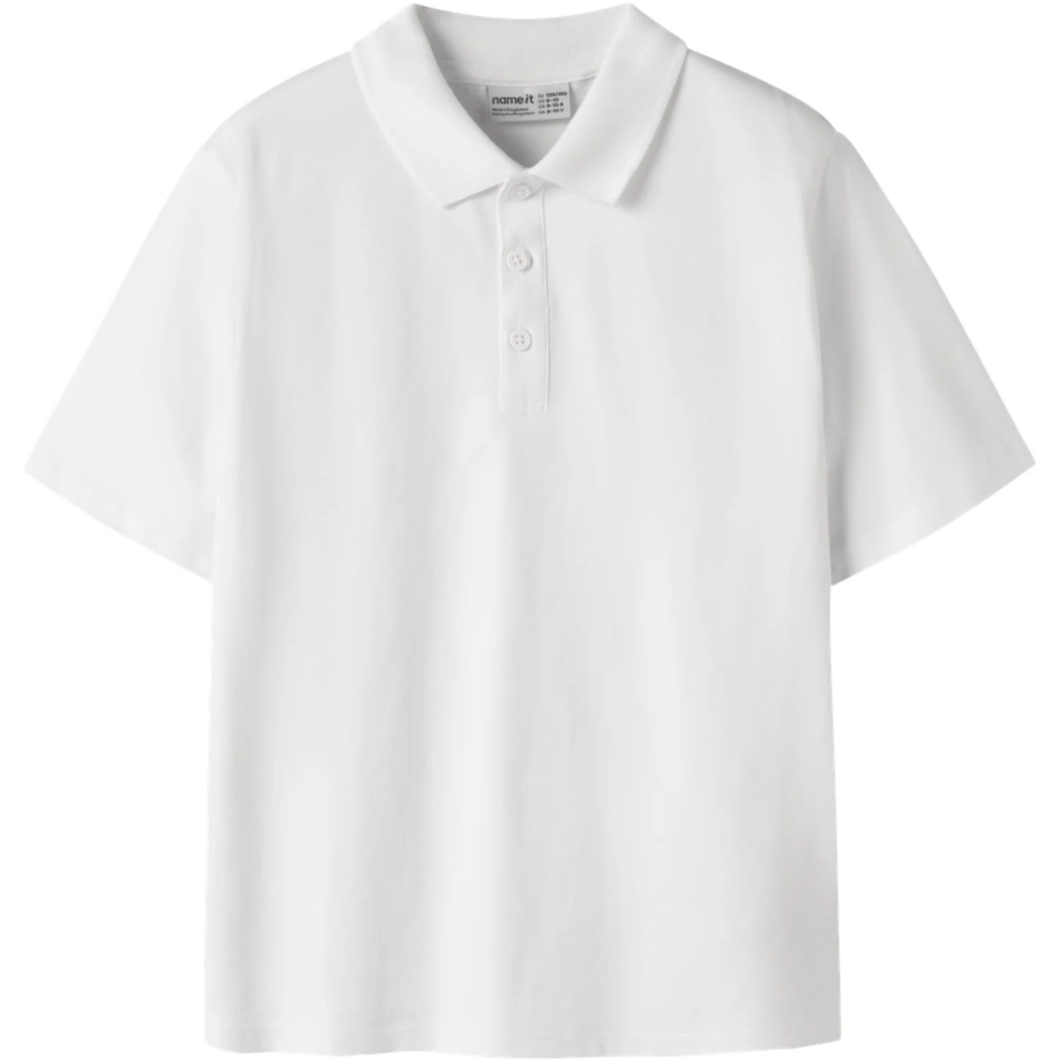 Name It Bright White Nkmkally Ss Nreg Polo Noos