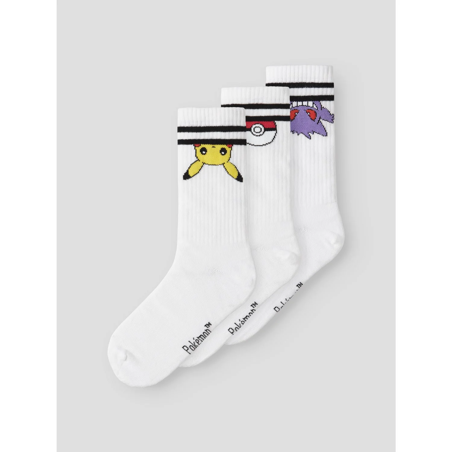 Name It Bright White Nkmmorten Pokemon 3P Tennissock Sky - Image 3