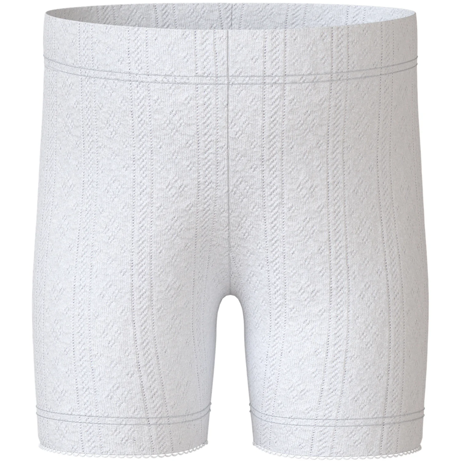 Name It Bright White Nmfjudy Slim Biker Shorts
