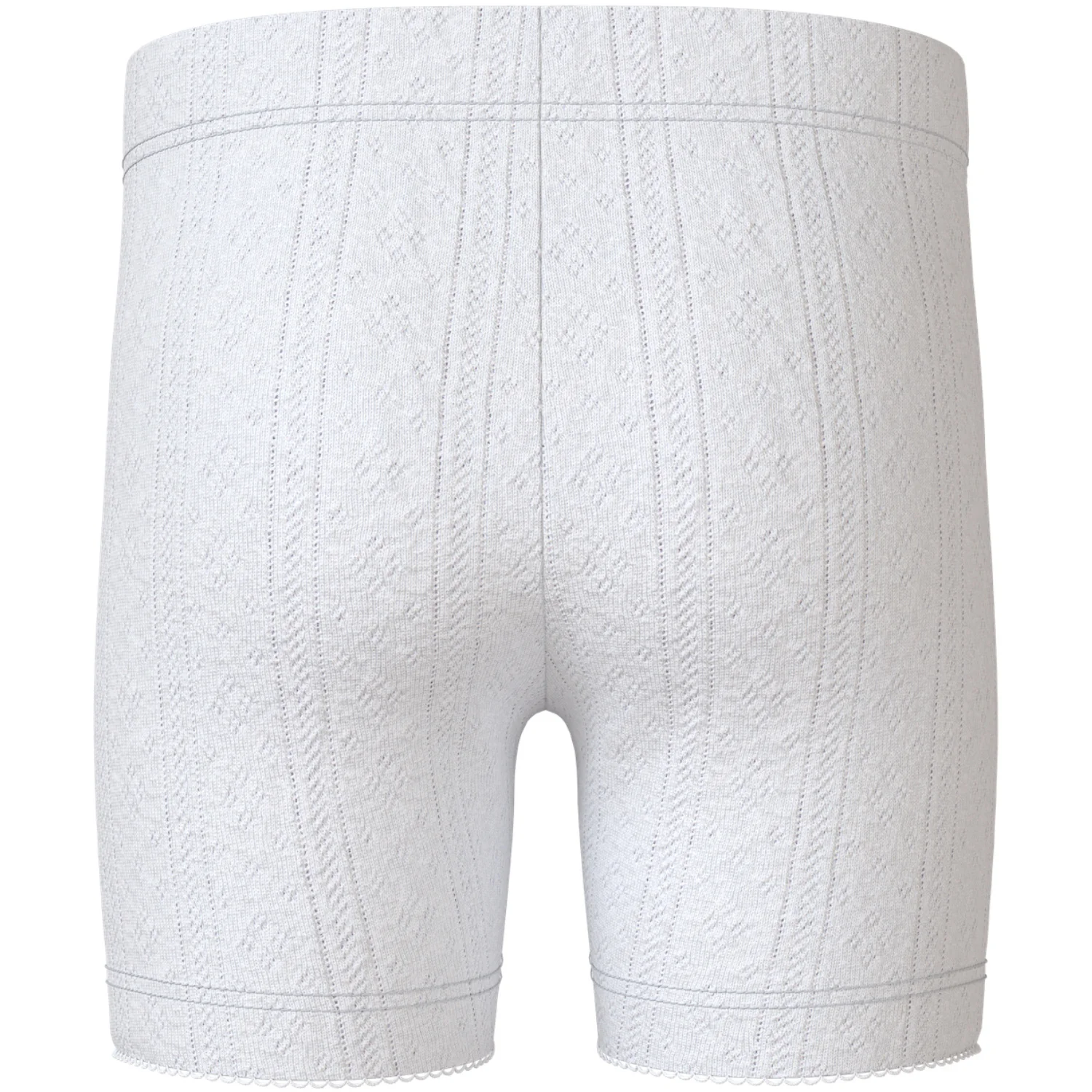Name It Bright White Nmfjudy Slim Biker Shorts - Image 2