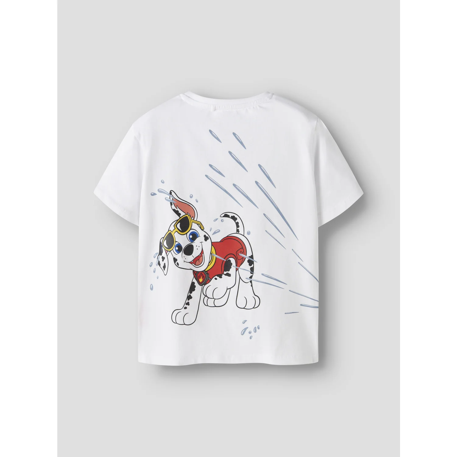 Name It Bright White Nmmmacas Paw Ss Nreg Top Cplg - Image 2