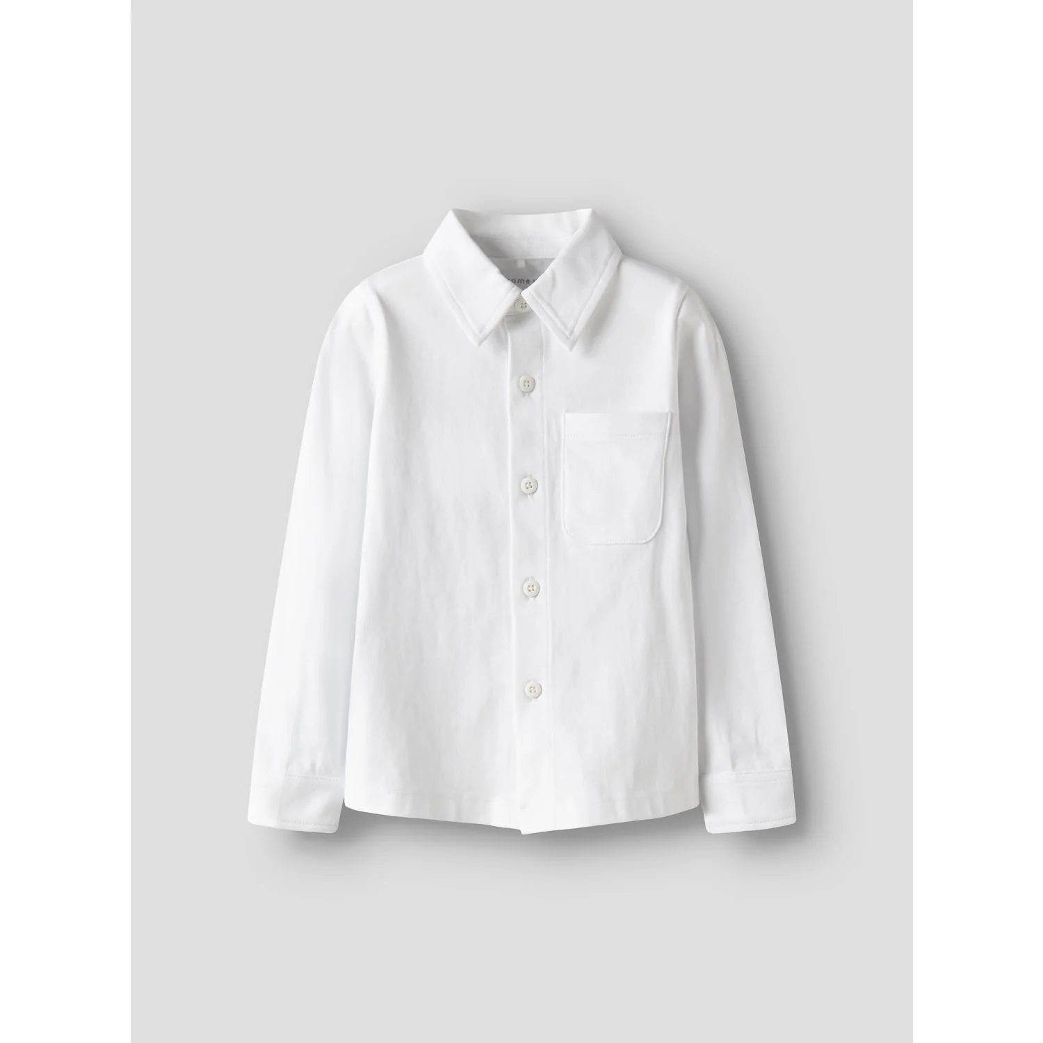 Name It Bright White Nmmronalo Ls Jersey Shirt - Image 3