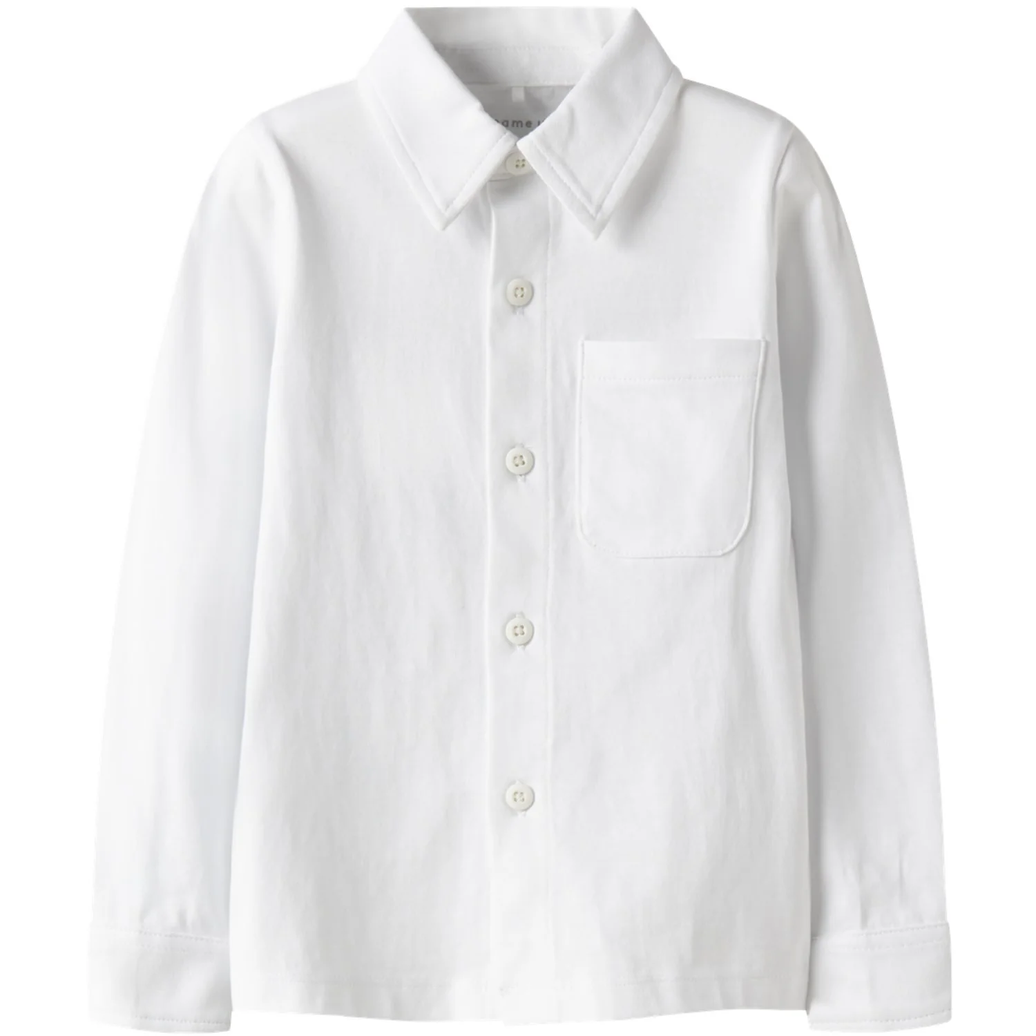 Name It Bright White Nmmronalo Ls Jersey Shirt - Image 5