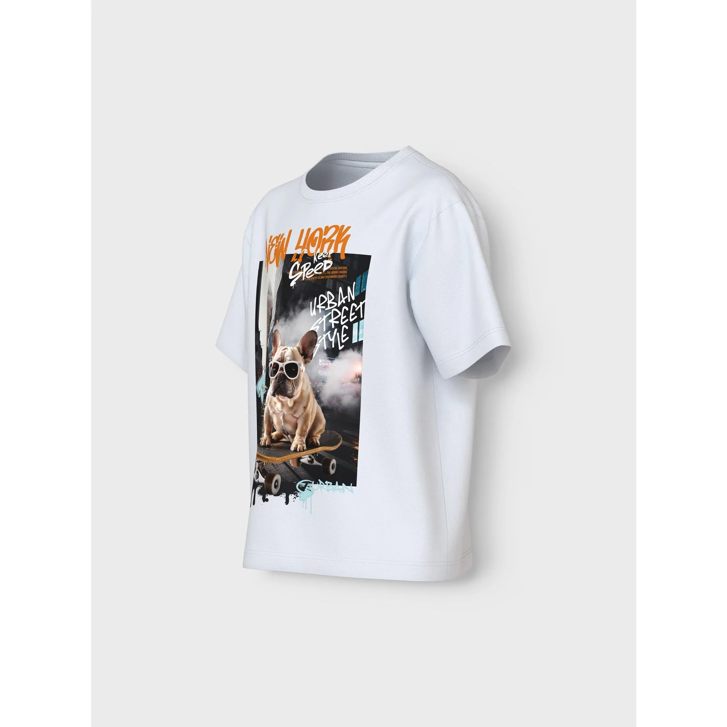 Name It Bright White Street Style Nkmvoto Ss Nreg Top - Image 2