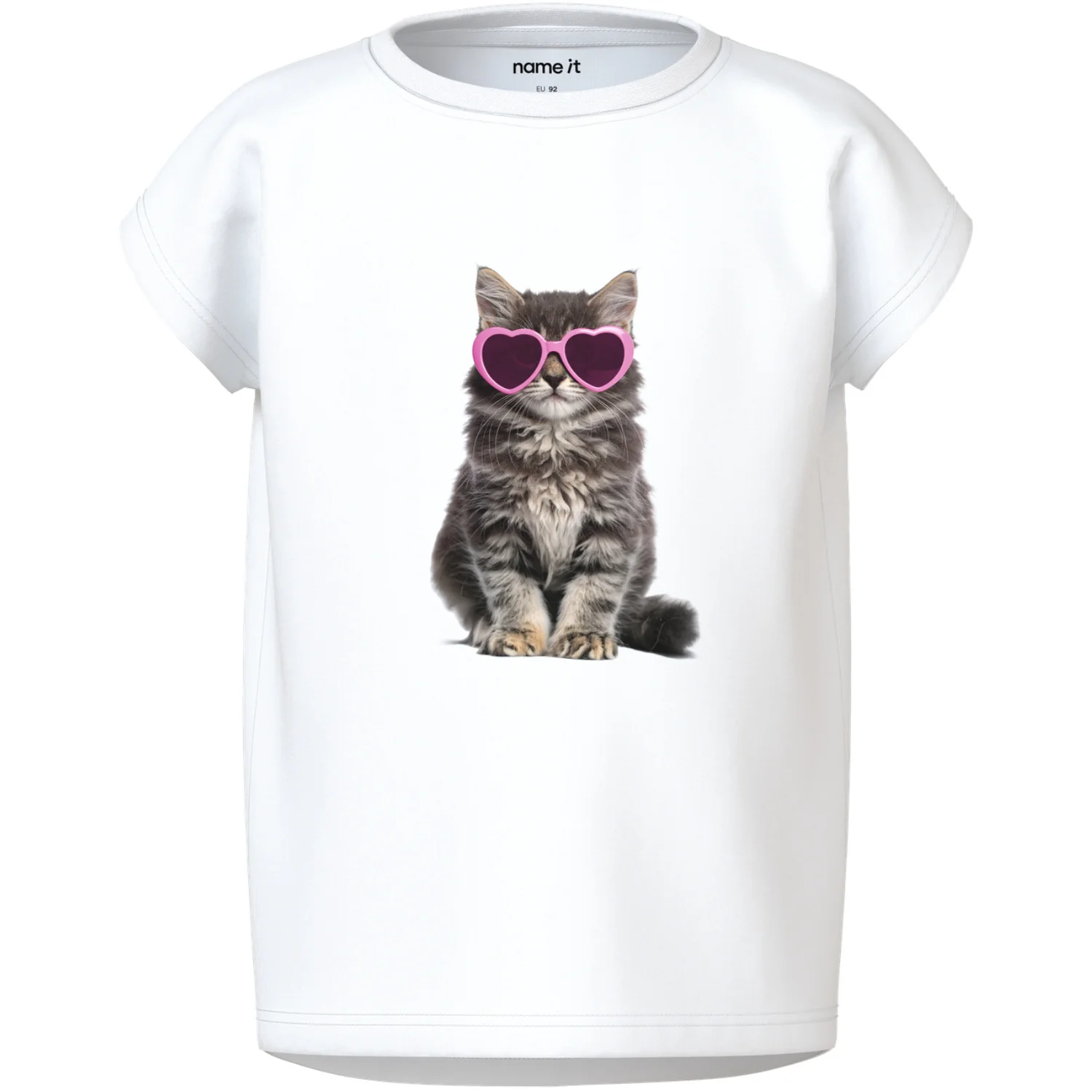 Name It Bright White Sunglasses Cat Nmfvotia Capsl Top