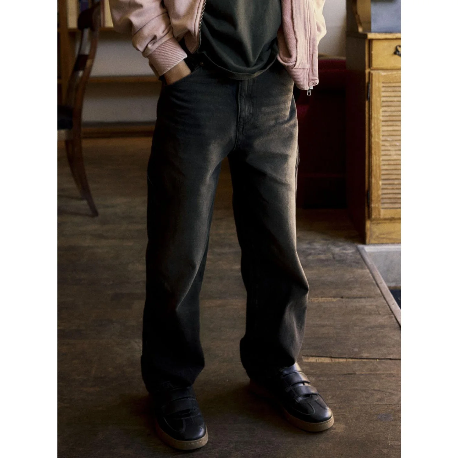 Name It Brown Denim Nkmryan Straight Jeans Carp 4525-Im Noos - Image 3
