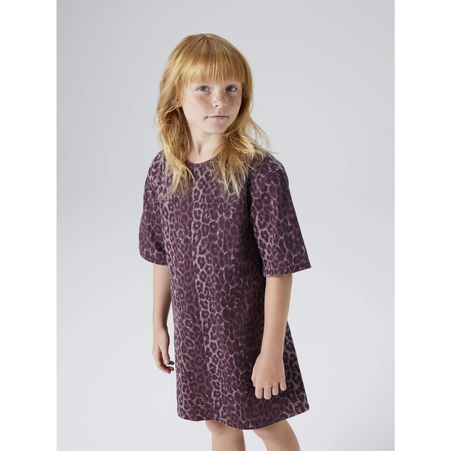 Name It Burgundy Leo Nkfleo Twill Dress 4002-Td - Image 2
