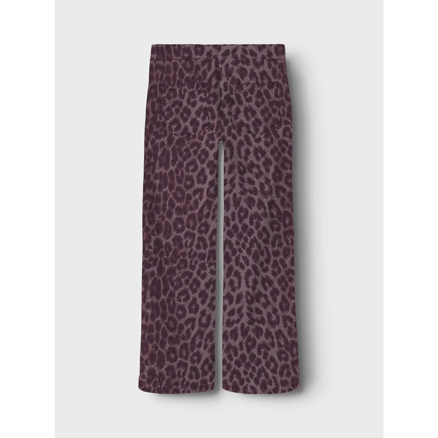 Name It Burgundy Leo Nkfrose Wide Leo Twill Pants 4002-Td R - Image 3