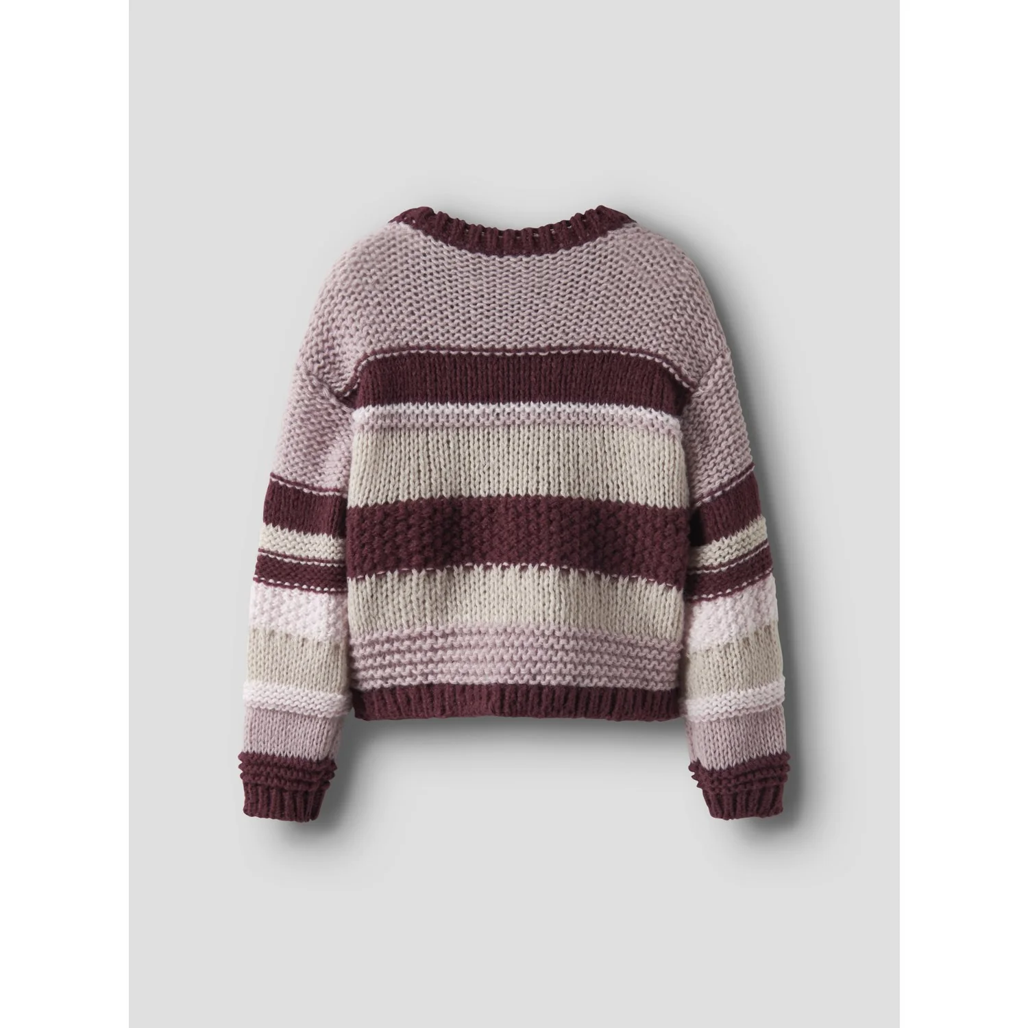Name It Burgundy Nkfoline Ls Knit - Image 2