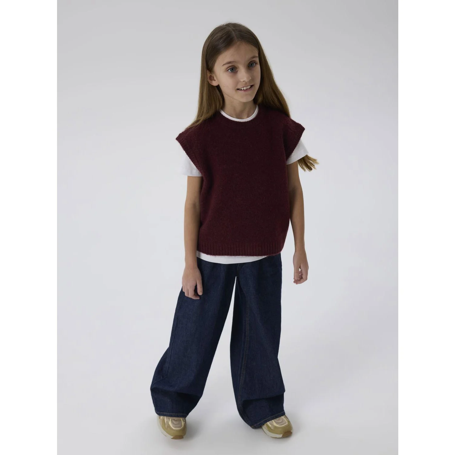 Name It Burgundy Nkfoneifyly Knit Vest - Image 5