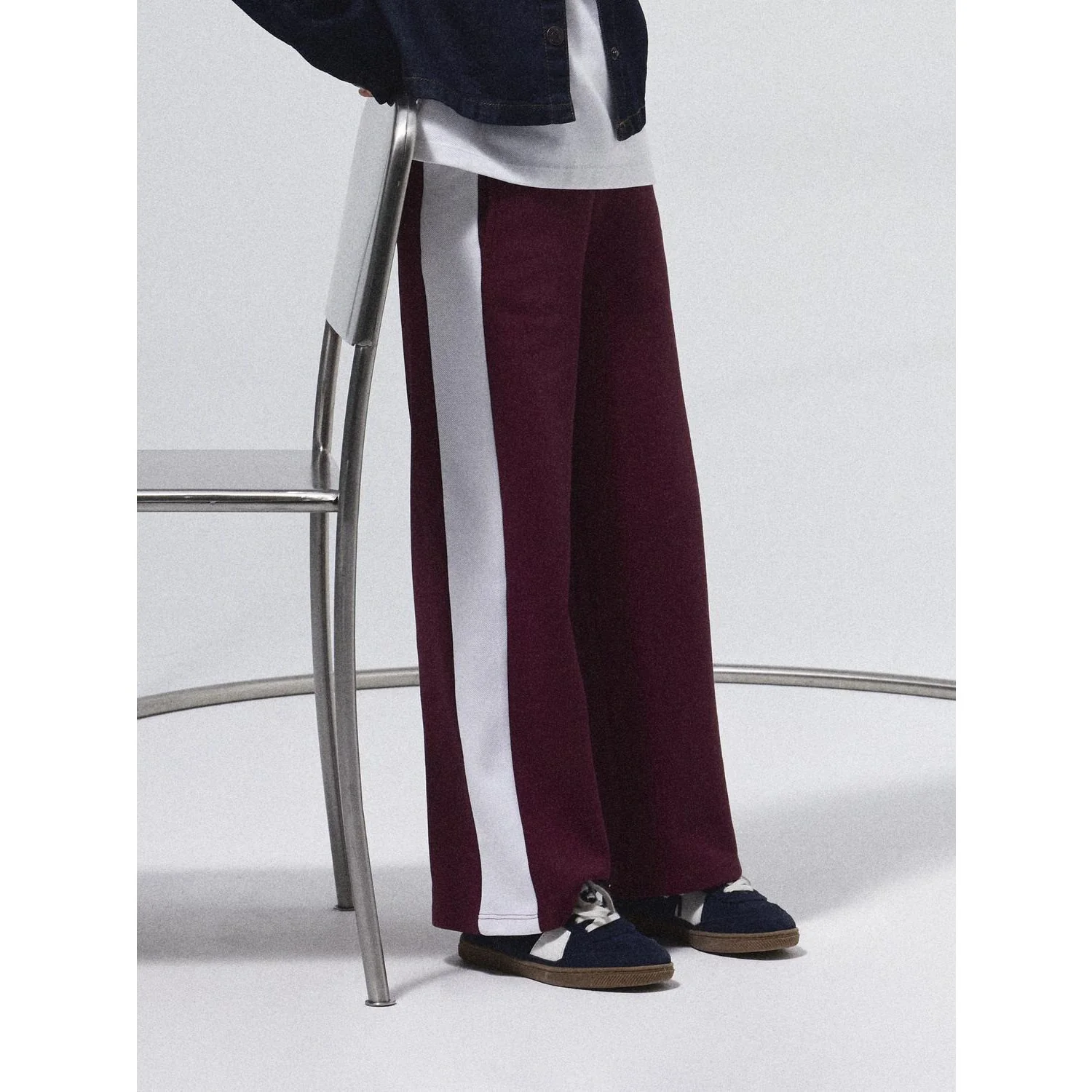 Name It Burgundy Nkfrivea Wide Pants - Image 3