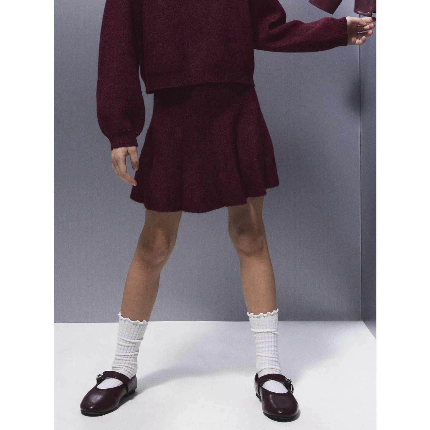 Name It Burgundy Nkfsonia Knit Skirt - Image 3