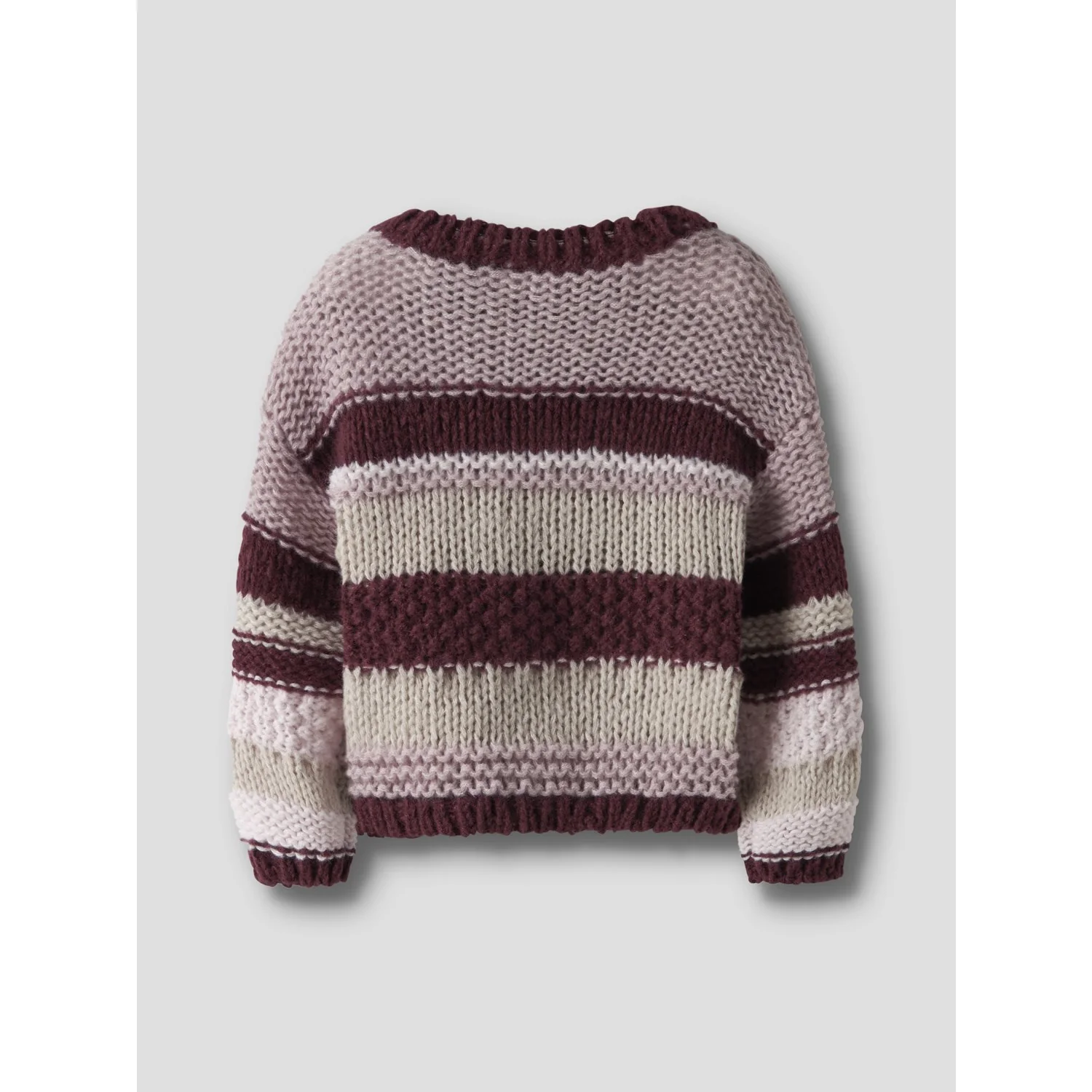 Name It Burgundy Nmfoline Ls Knit - Image 5