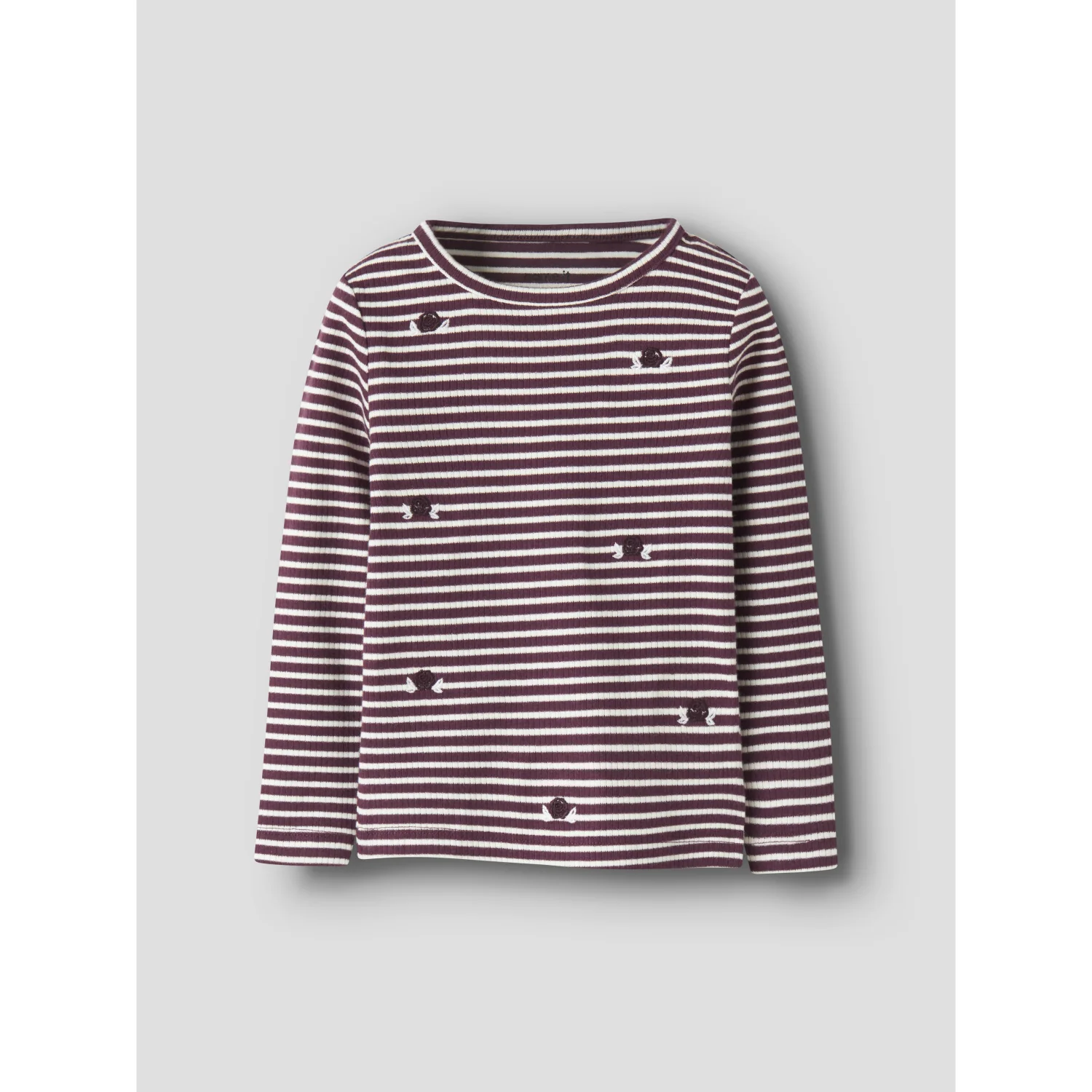 Name It Burgundy Nmfripeas Ls Top Box - Image 3