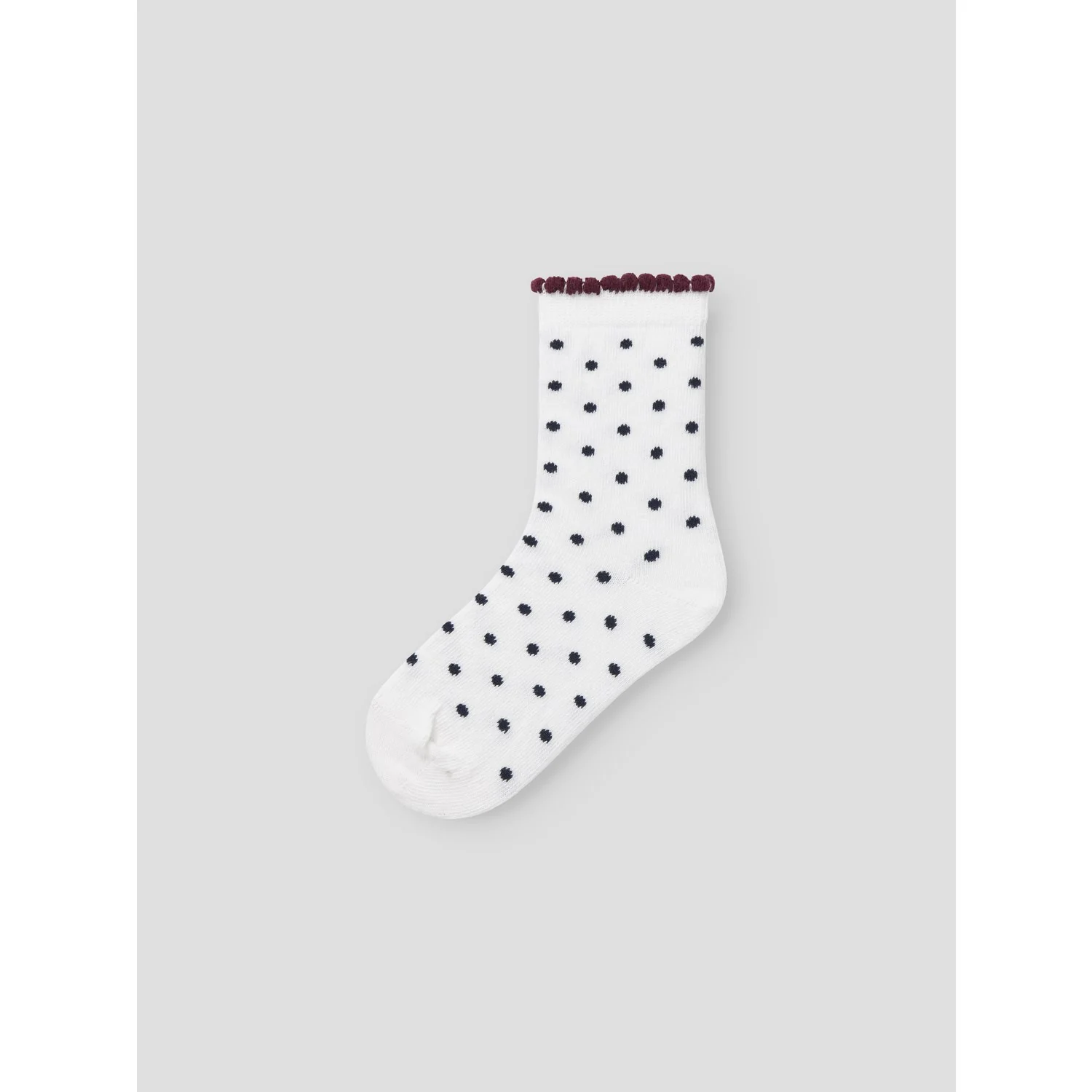 Name It Burgundy Nmfriva 3p Socks - Image 3