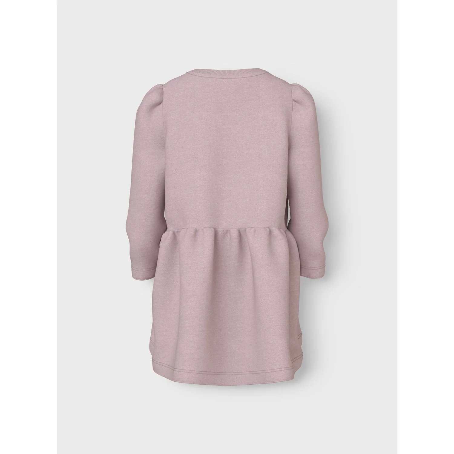 Name It Burnished Lilac Heart Embroidery Nmfvima Ls Swe Dress Bru - Image 3
