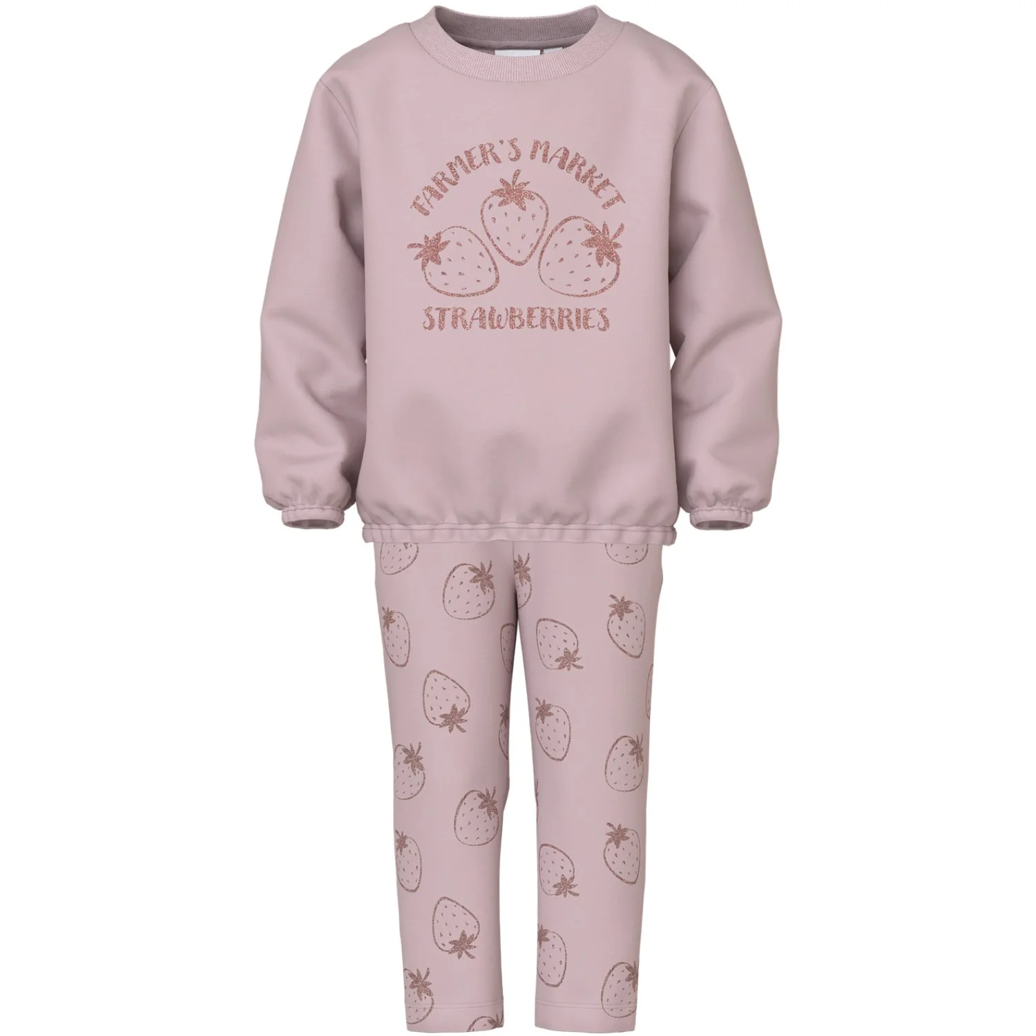 Name It Burnished Lilac Nmfviluba Ls Nreg Sweat Set Unb