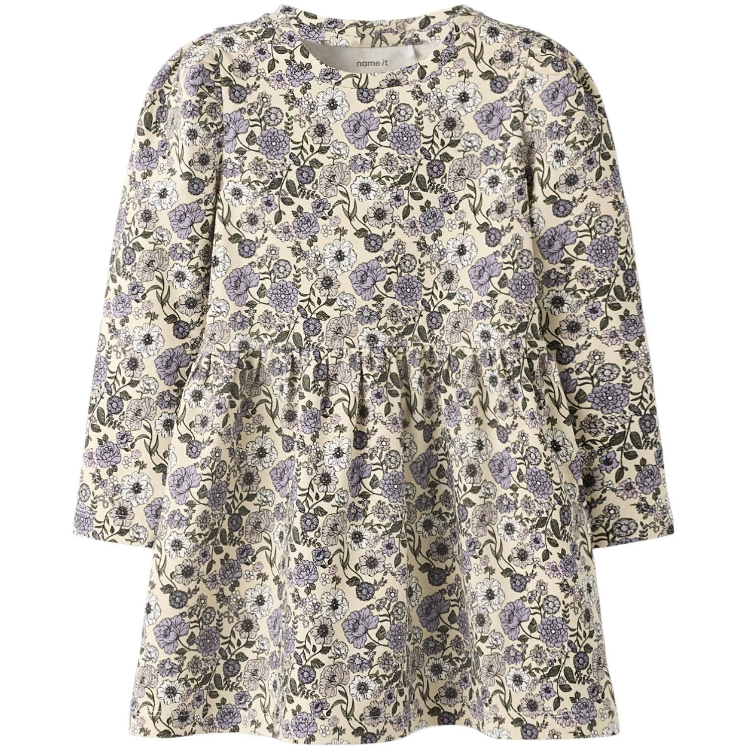 Name It Buttercream Big Flower Nmfnikala Ls Dress Box Lnoos
