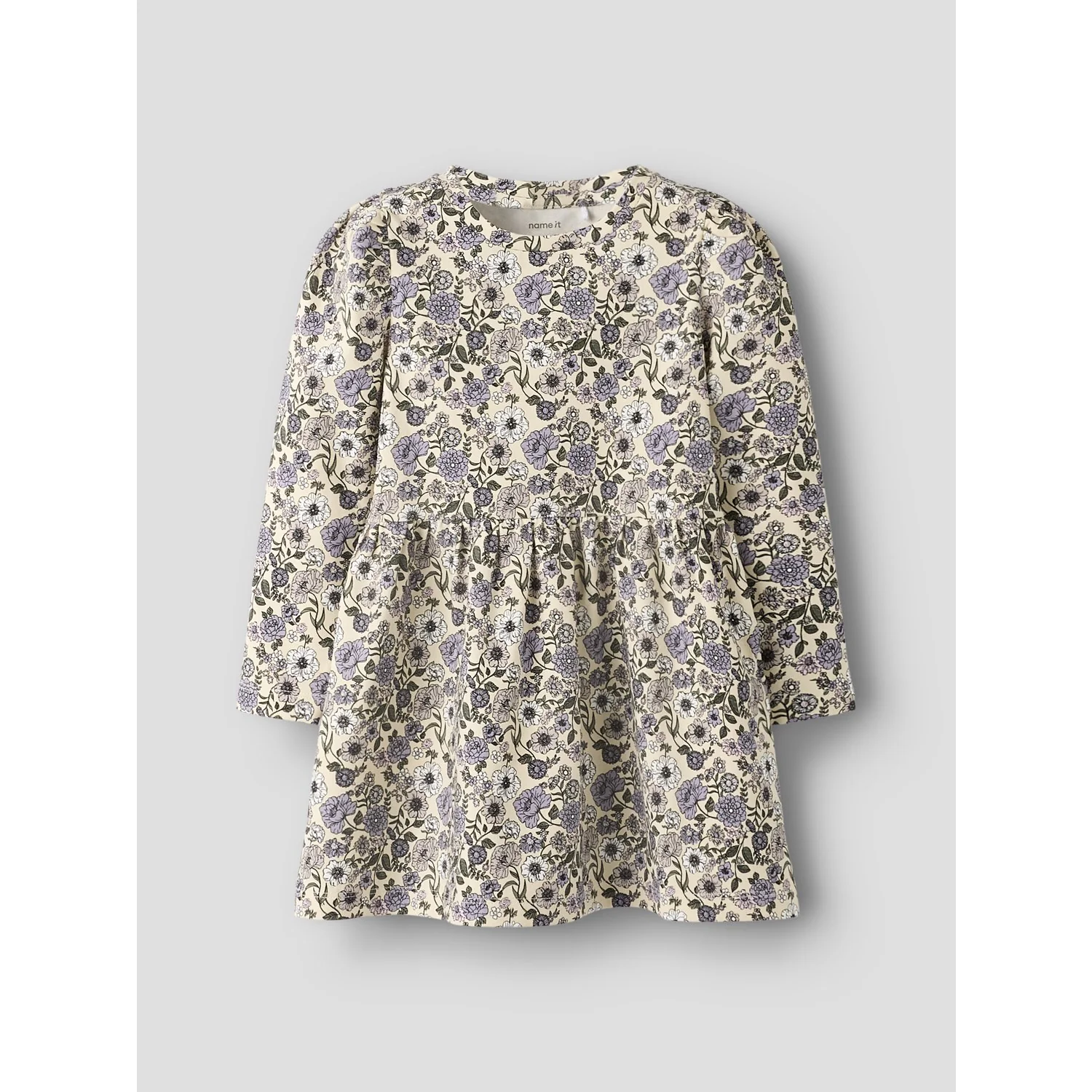 Name It Buttercream Big Flower Nmfnikala Ls Dress Box Lnoos - Image 3