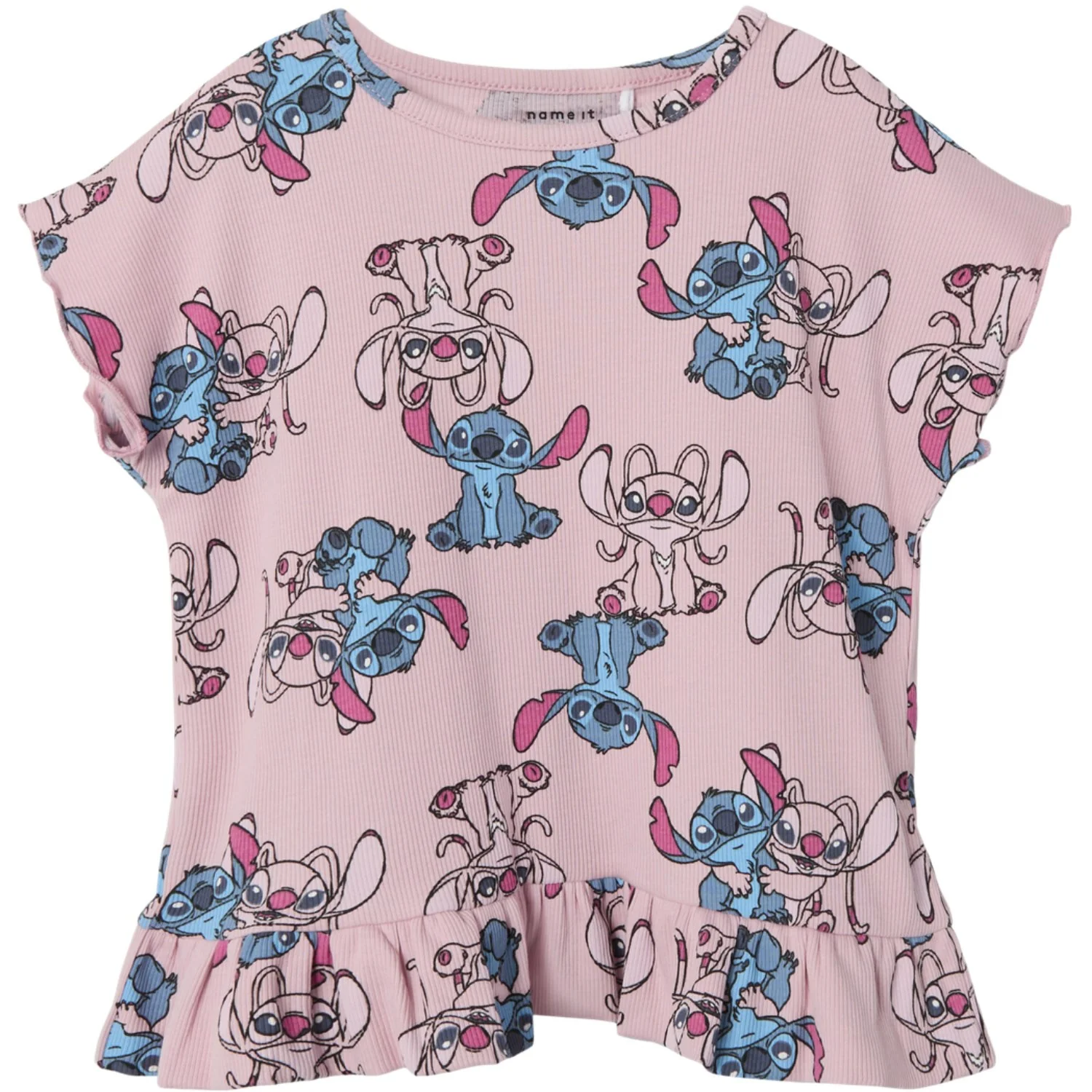 Name It Cameo Pink Asbina Stitch Regular Top