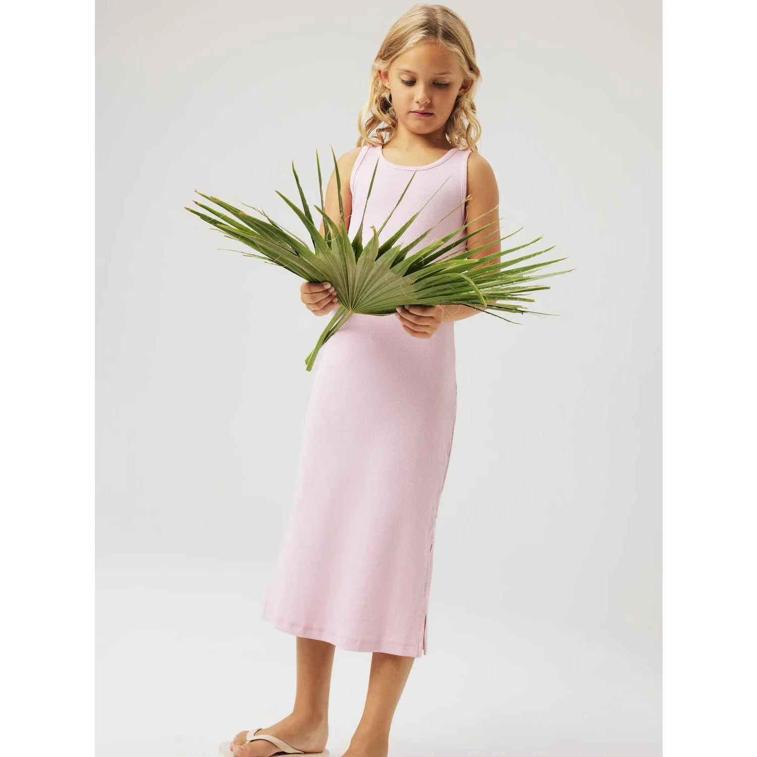Name It Cameo Pink Jalgos Maxi Tank Dress - Image 2