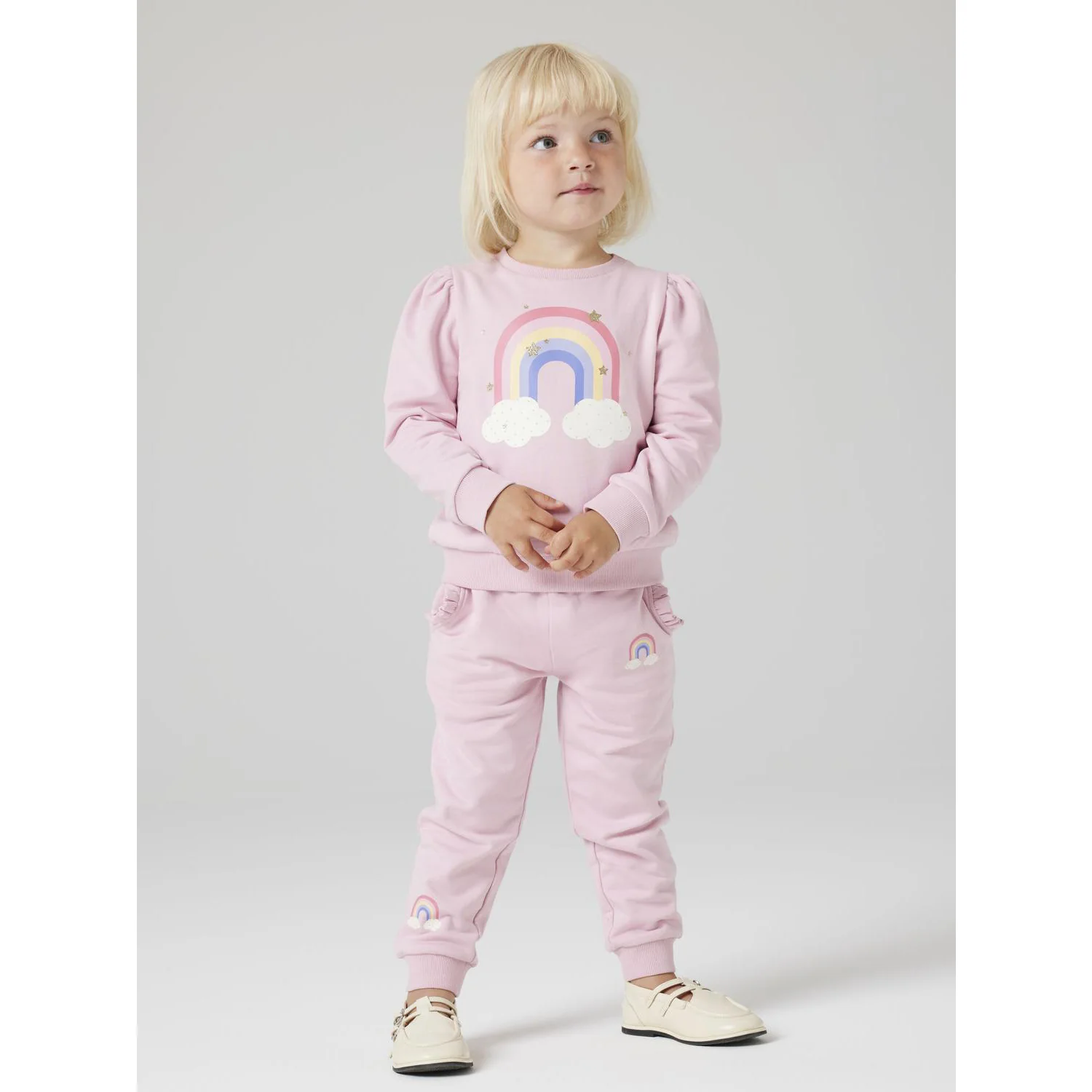 Name It Cameo Pink Nmflina Ls Swe Bru - Image 2