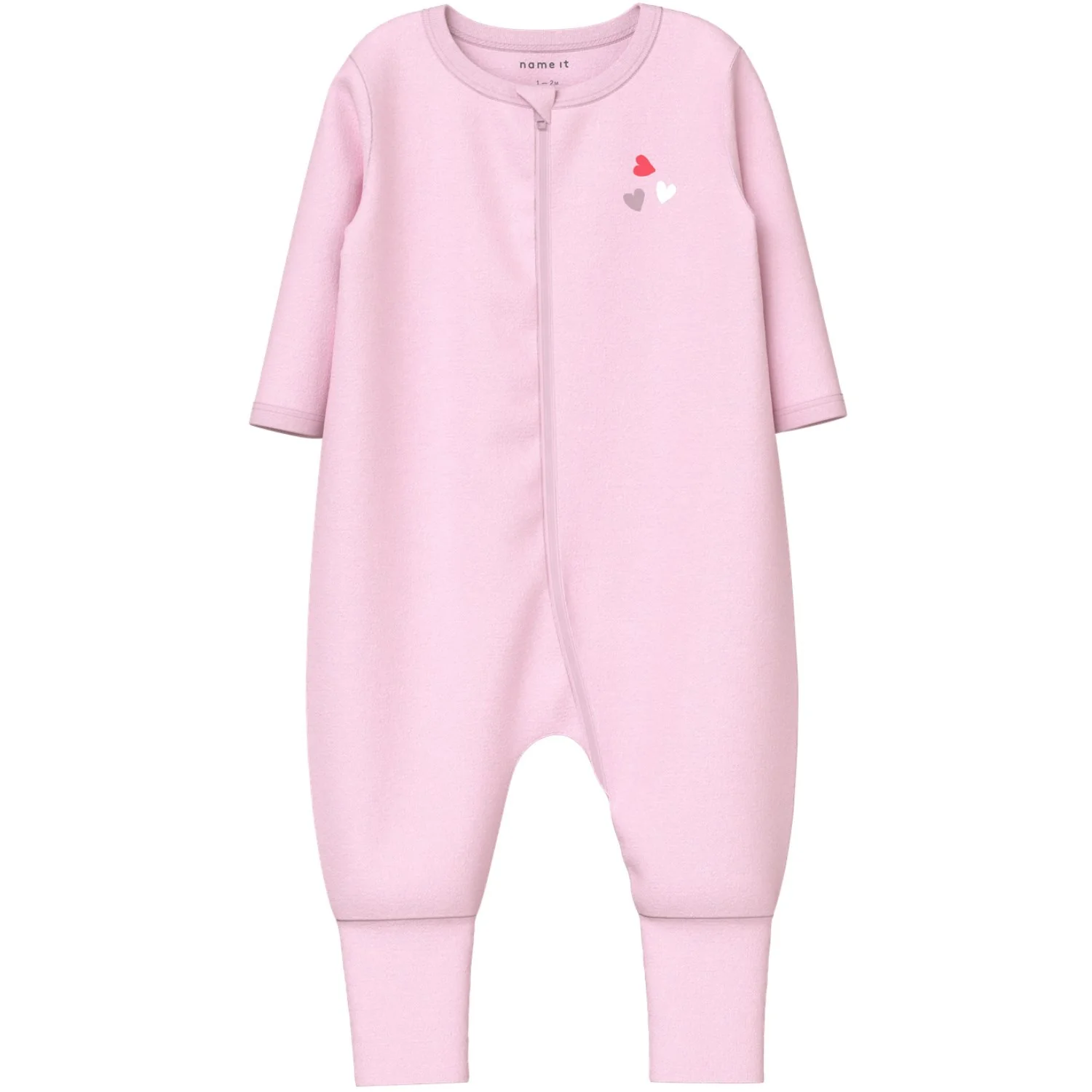 Name It Carinaria Nbfnightsuit 2P Zip Ff Car. Heart Noos - Image 3