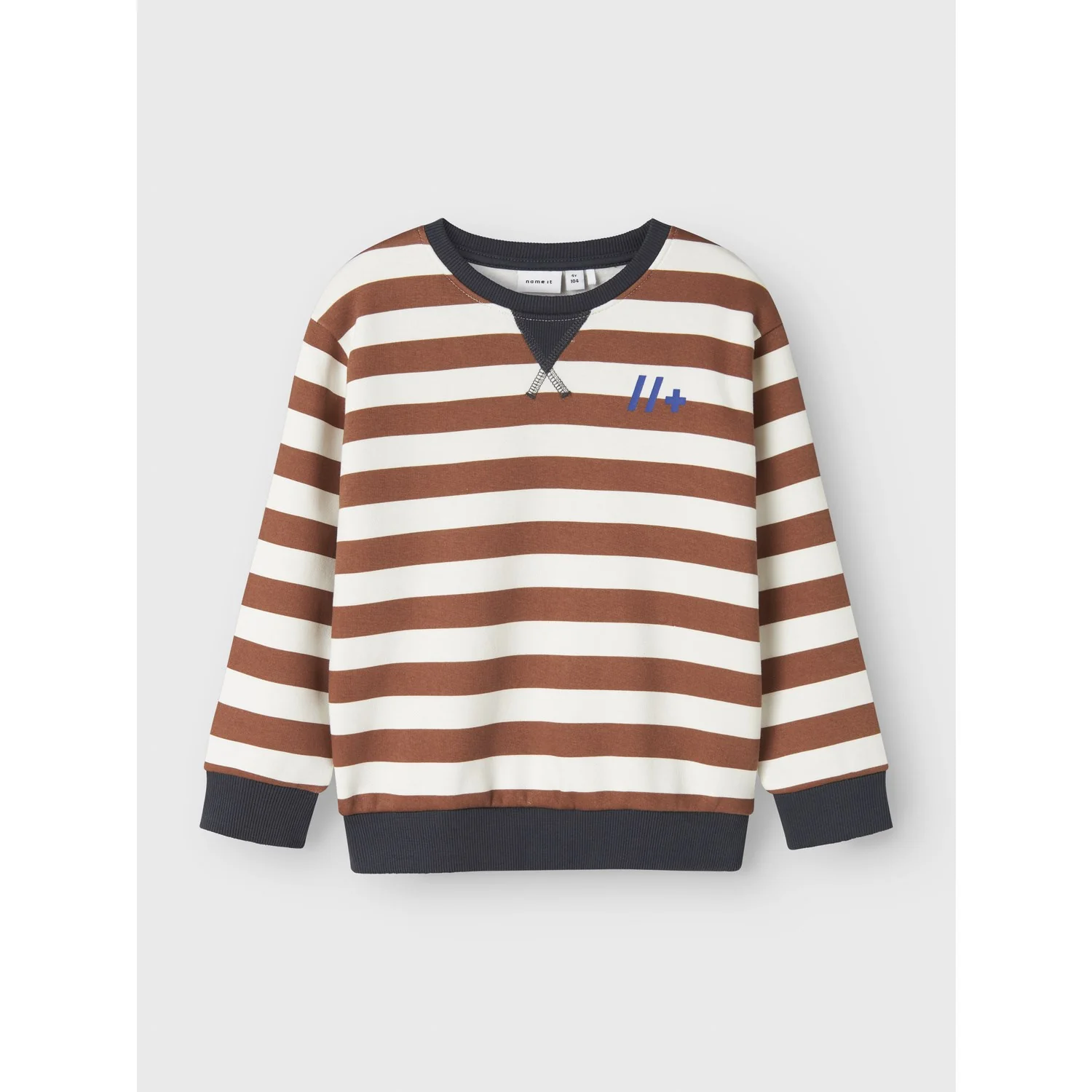 Name It Carob Brown Nmmovillo Ls Nreg Swe Bru Bf - Image 3