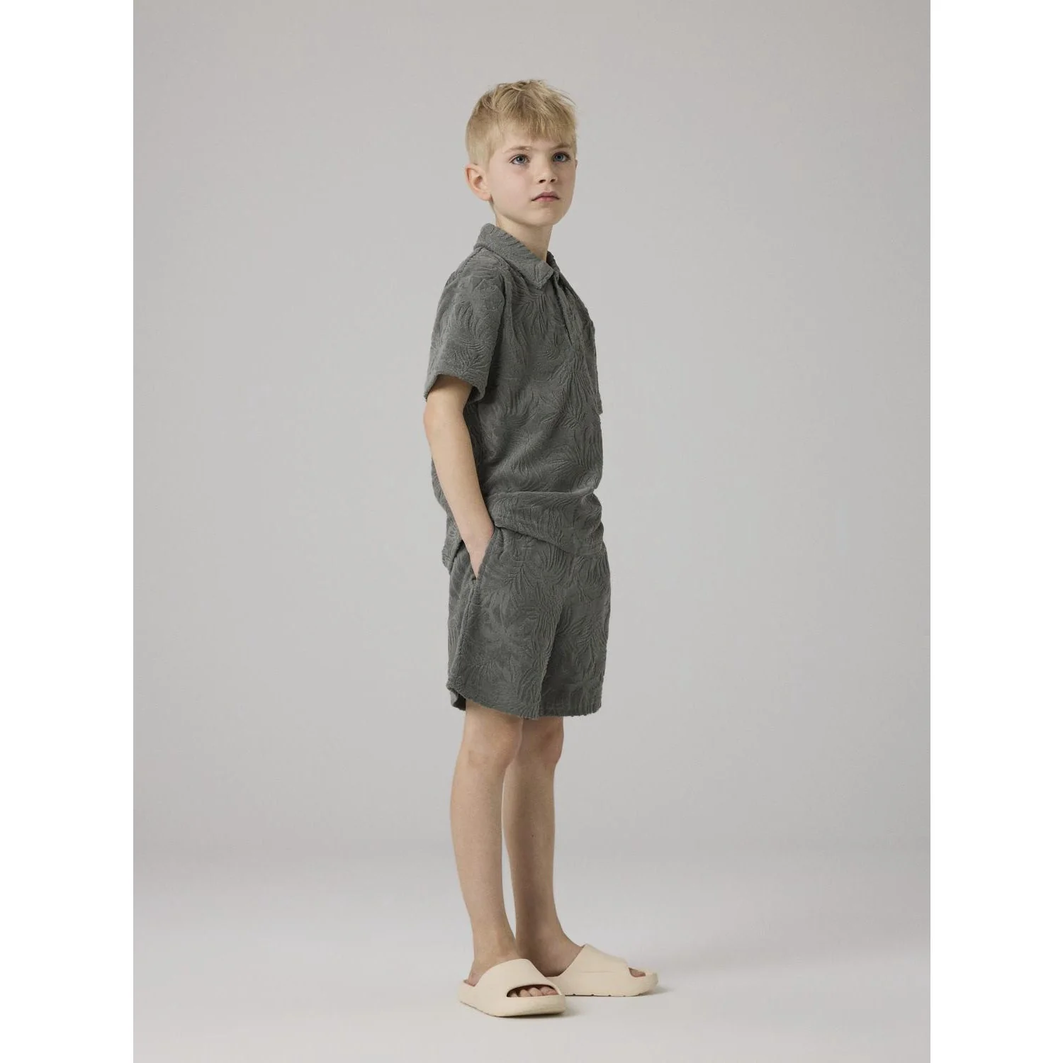 Name It Castor Gray Nkmfay Nreg Shorts - Image 5