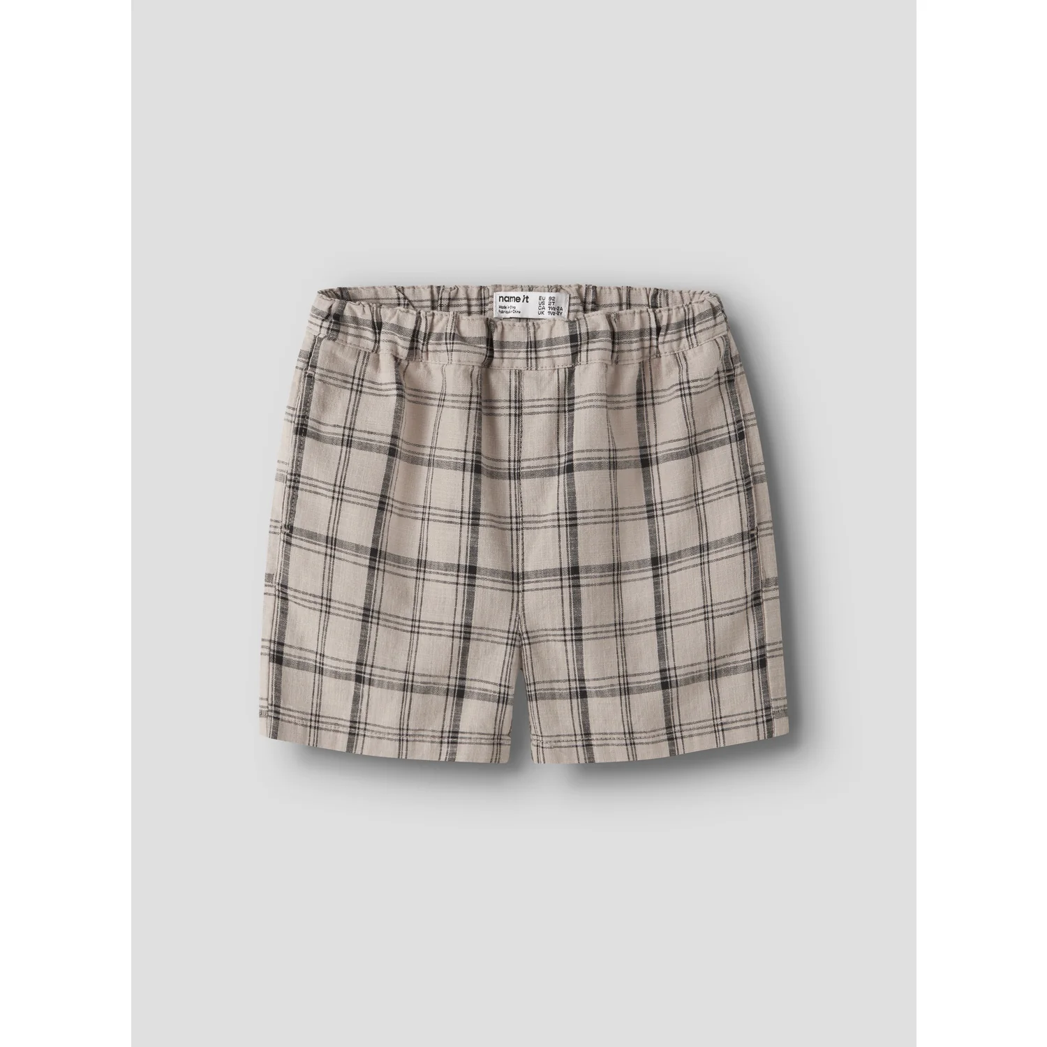 Name It Chateau Gray Check Nmmhowie Nreg Shorts Box - Image 3