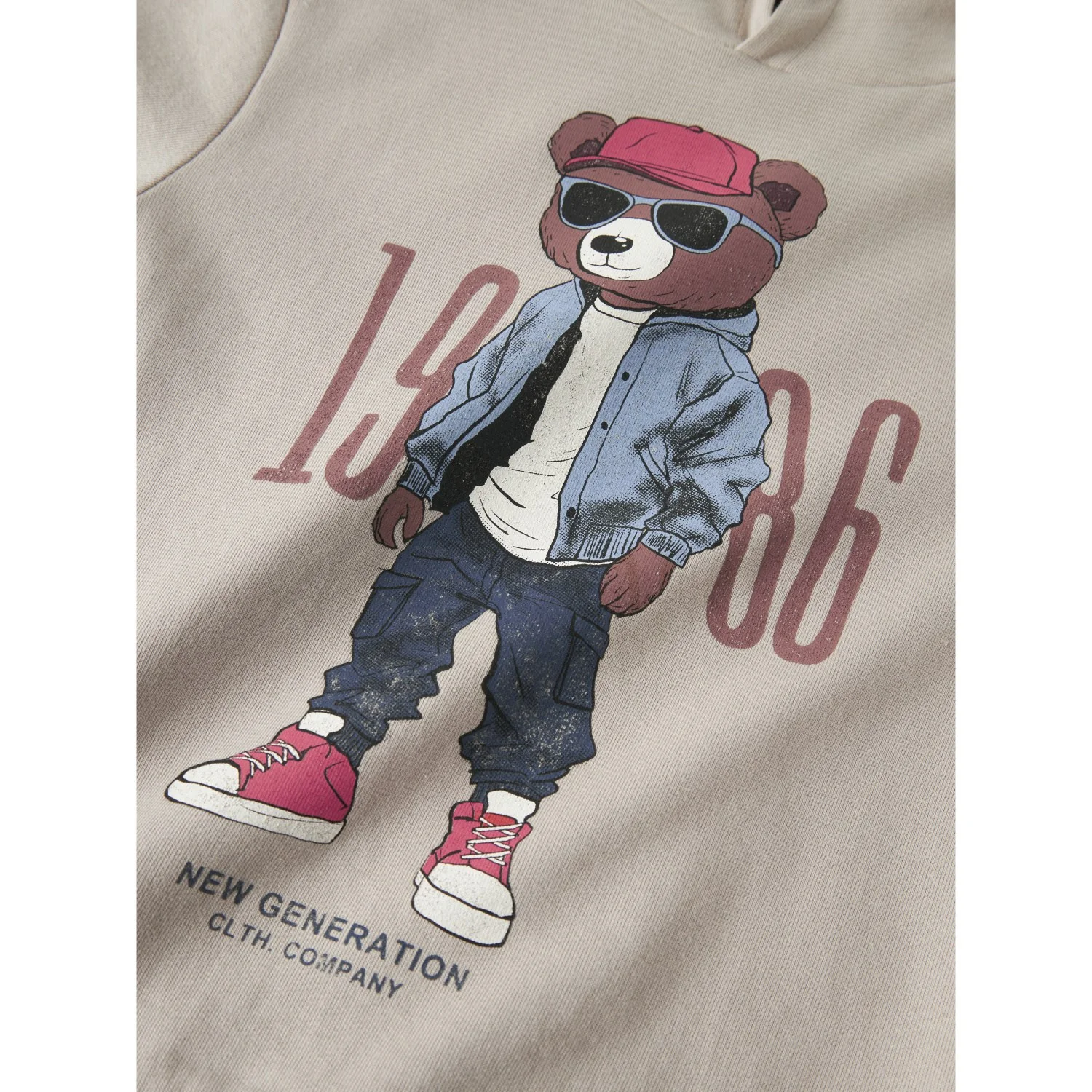 Name It Chateau Gray Nkmdobs Ls Nreg Sweat Wh Unb Box - Image 4