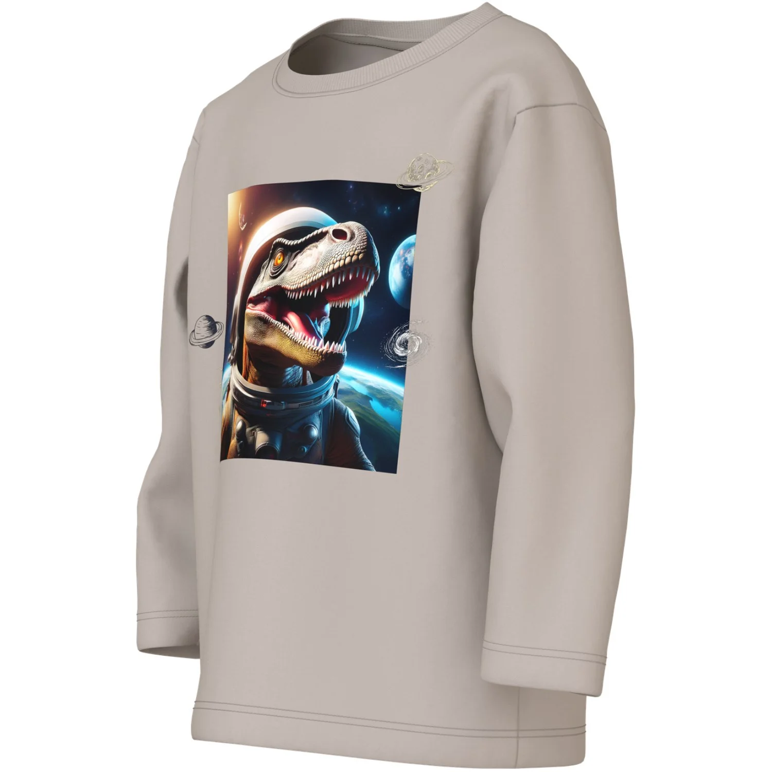 Name It Chateau Gray Space Dino Nmmvoto Ls Nreg Top - Image 2