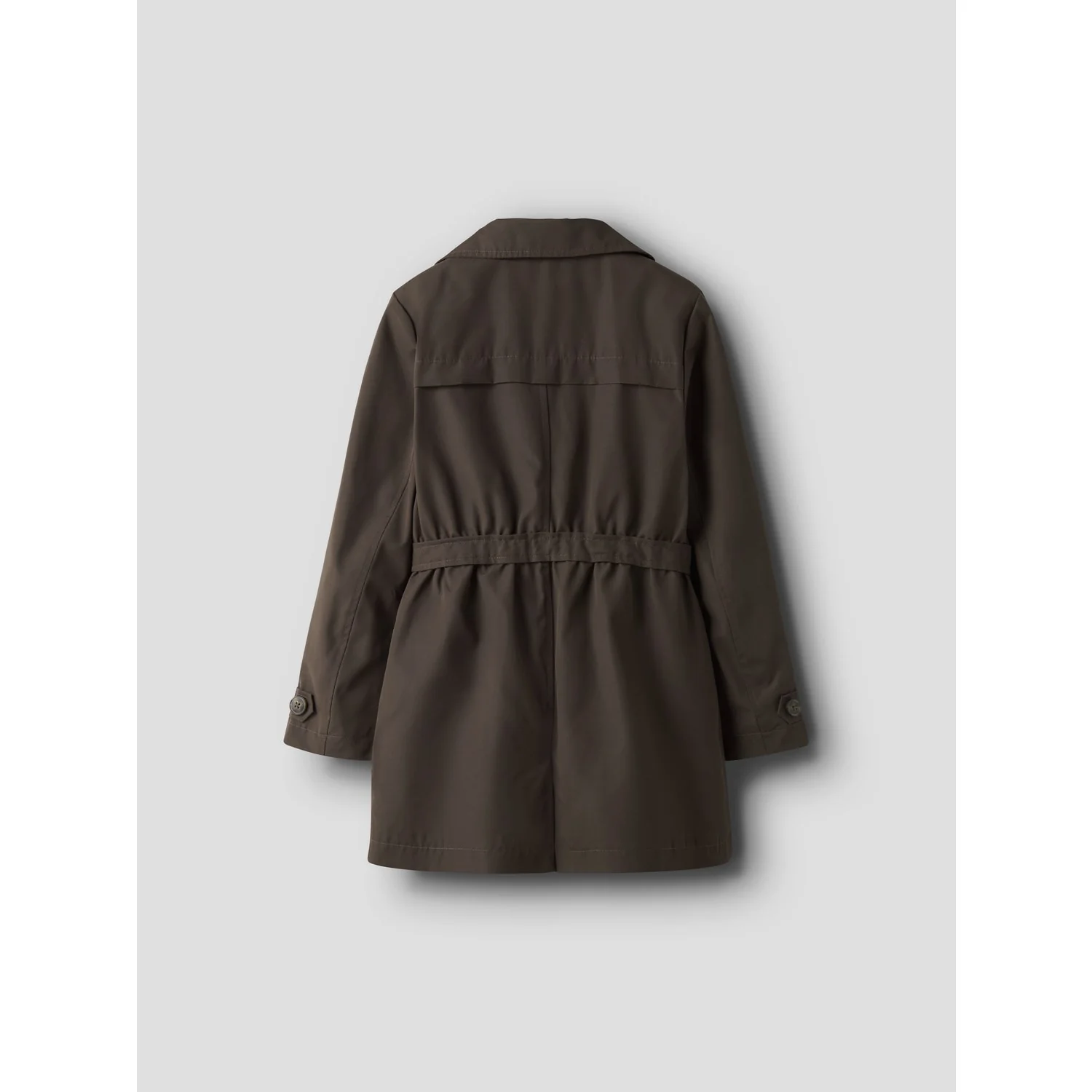 Name It Chocolate Brown Nkfmadelin Trench Coat Noos - Image 4
