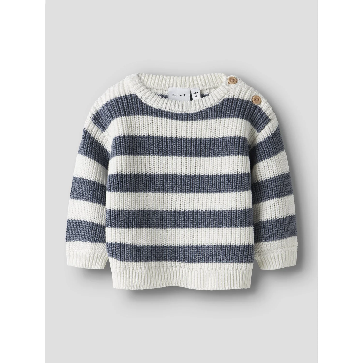 Name It Cloud Dancer Flintstone Nbmolfert Ls Knit - Image 4