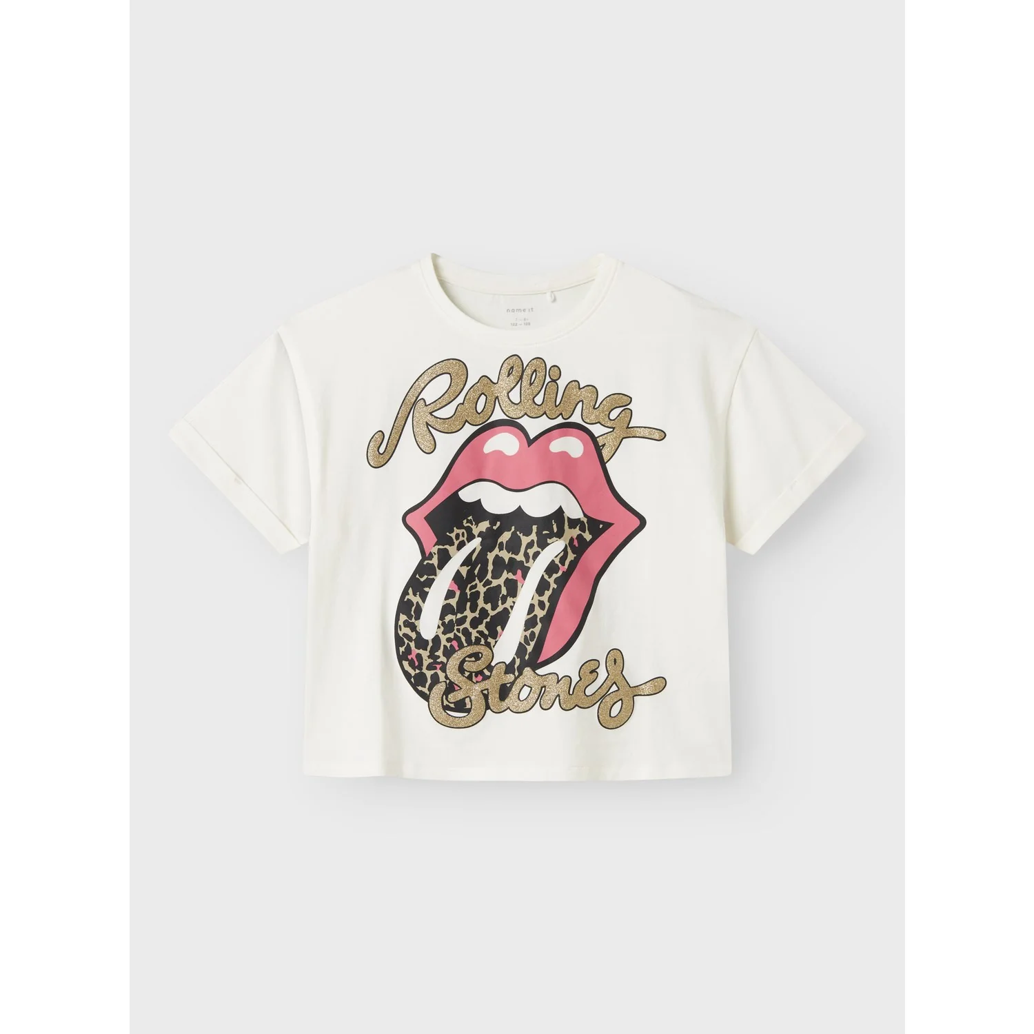 Name It Cloud Dancer Nkffarda Rollingstones Ss Nreg Top Unv - Image 3
