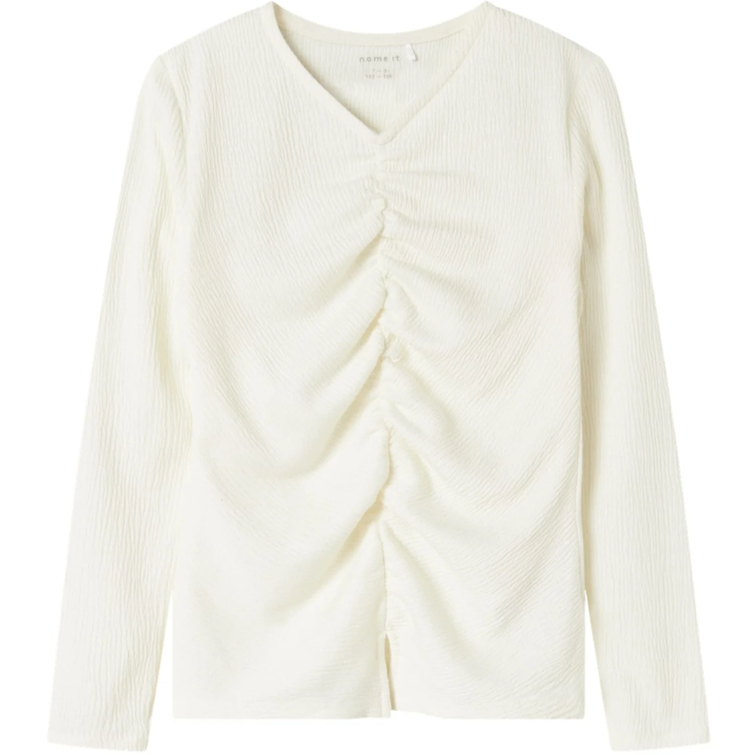 Name It Cloud Dancer Nkfodny Ls Slim Top