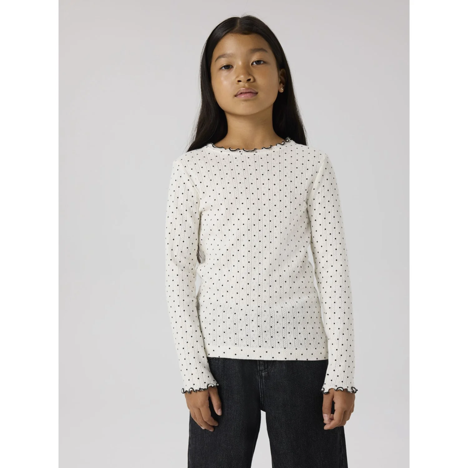Name It Cloud Dancer Nkftania Ls Slim Top - Image 2