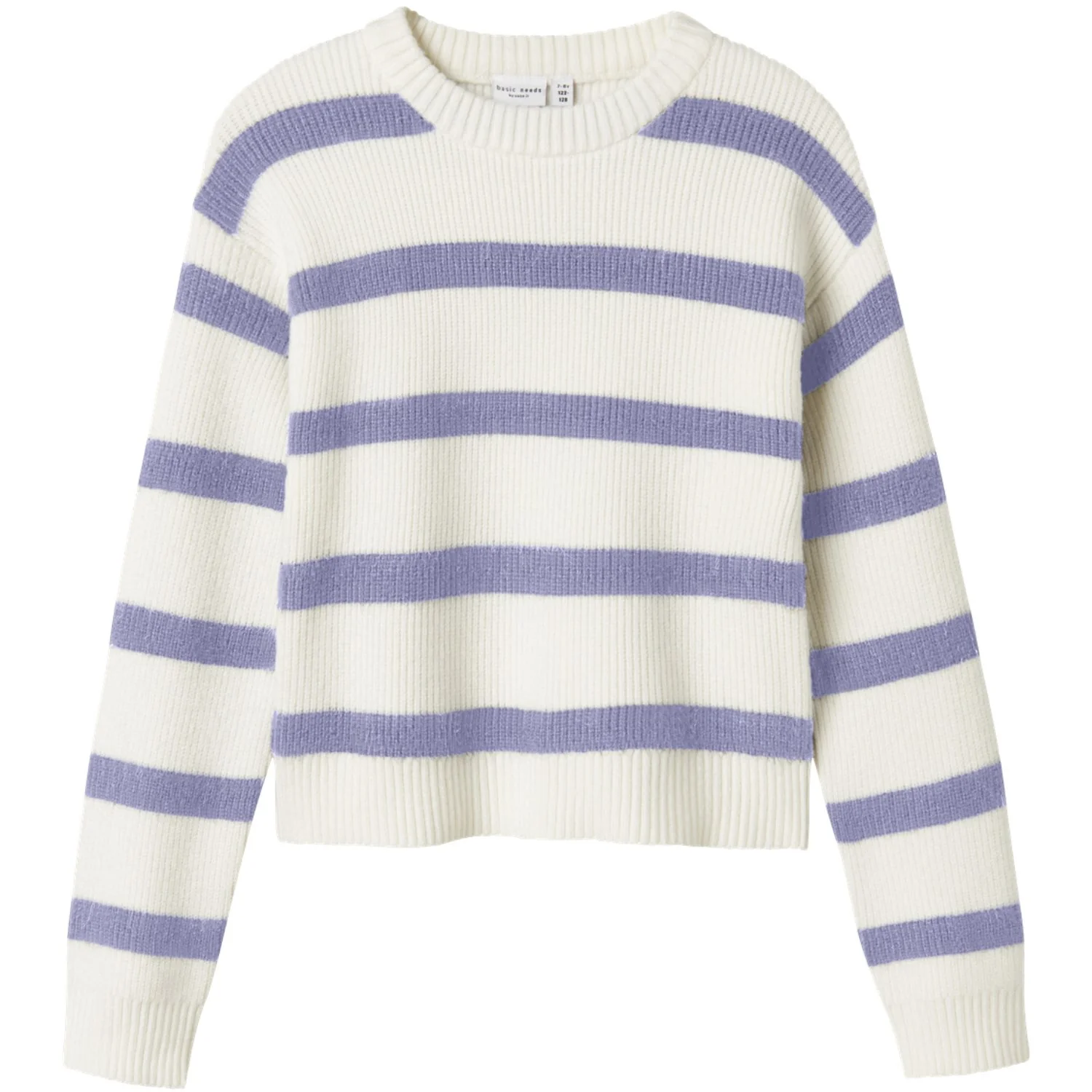 Name It Cloud Dancer Nkfvnilla Ls Sh Knit