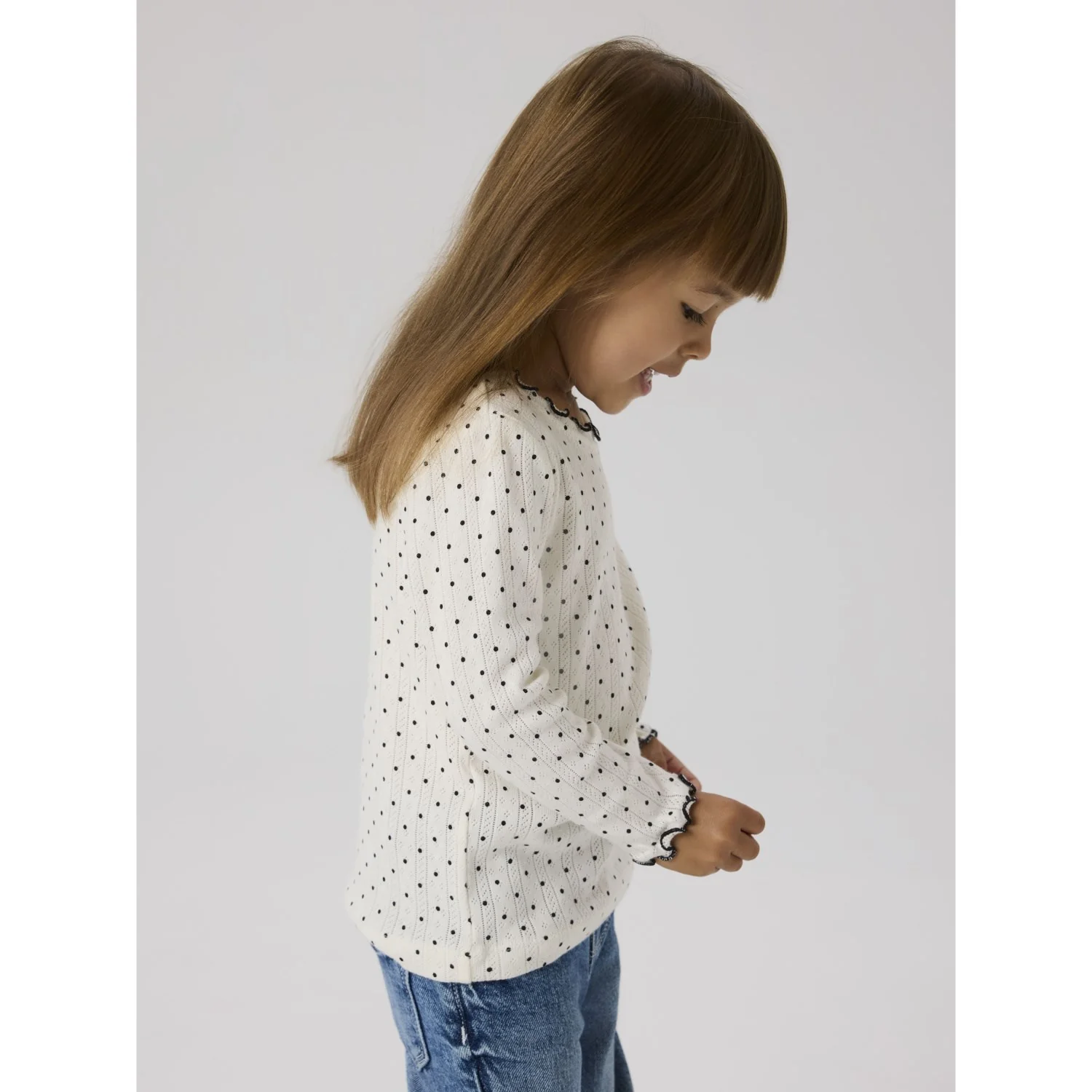 Name It Cloud Dancer Nmftania Ls Slim Top - Image 3