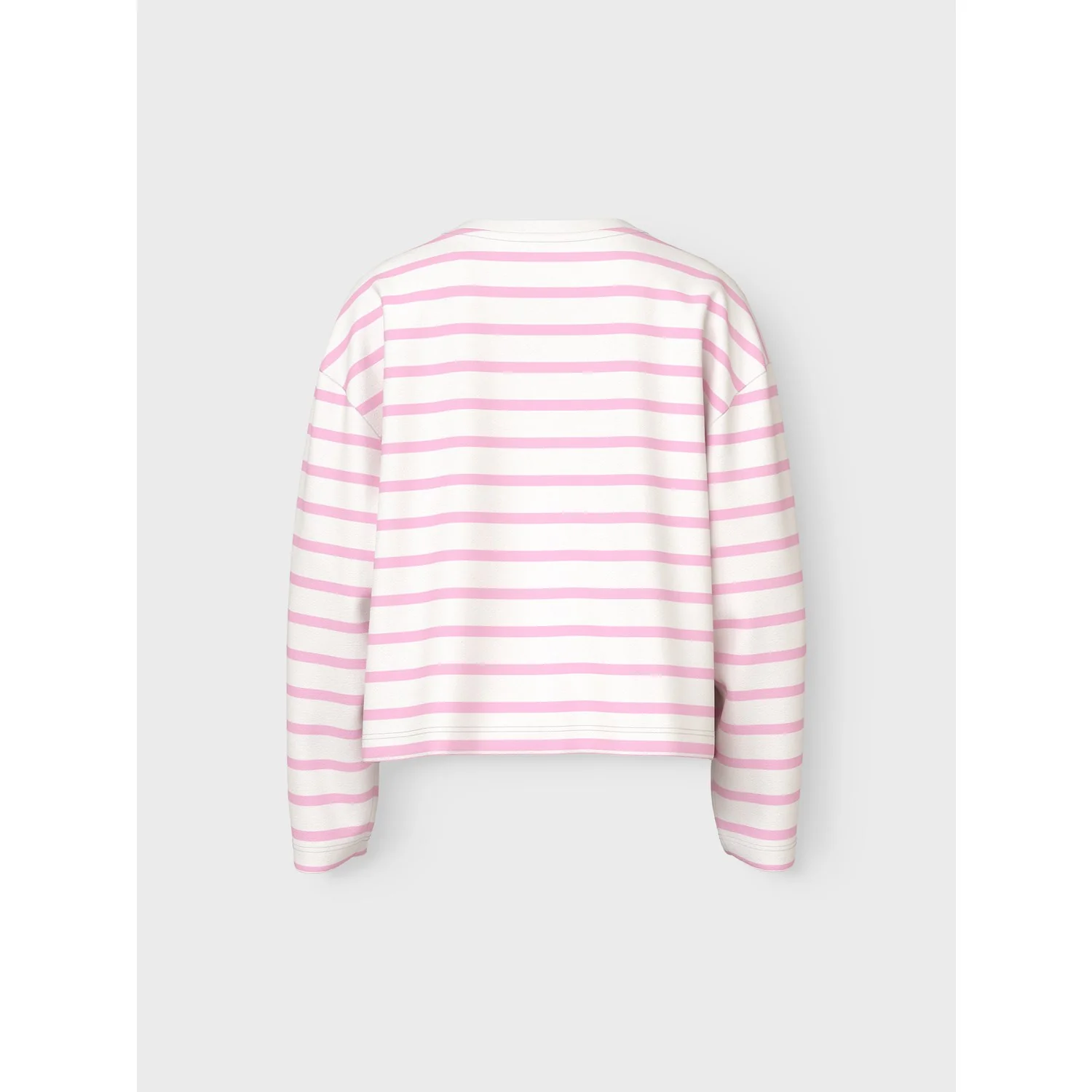Name It Cloud Dancer Sweet Dreams Stripe Nkfvita Ls Short Rlx Top - Image 3