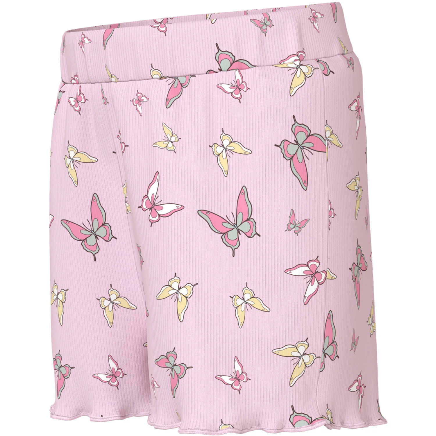 Name It Cradle Pink Butterflies Nmfvemma Aop Shorts - Image 3