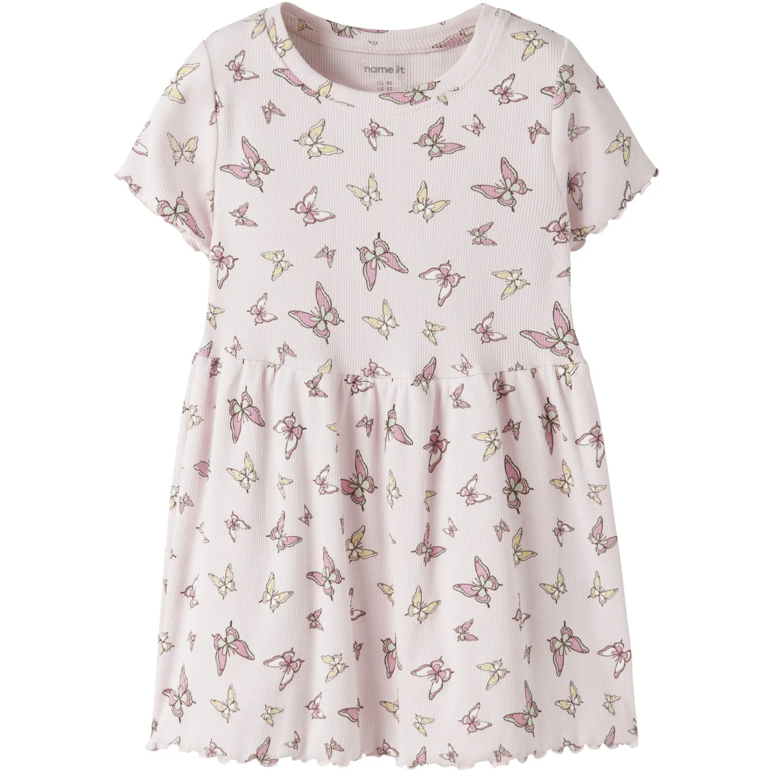 Name It Cradle Pink Butterflies Nmfvemma Ss Aop Dress