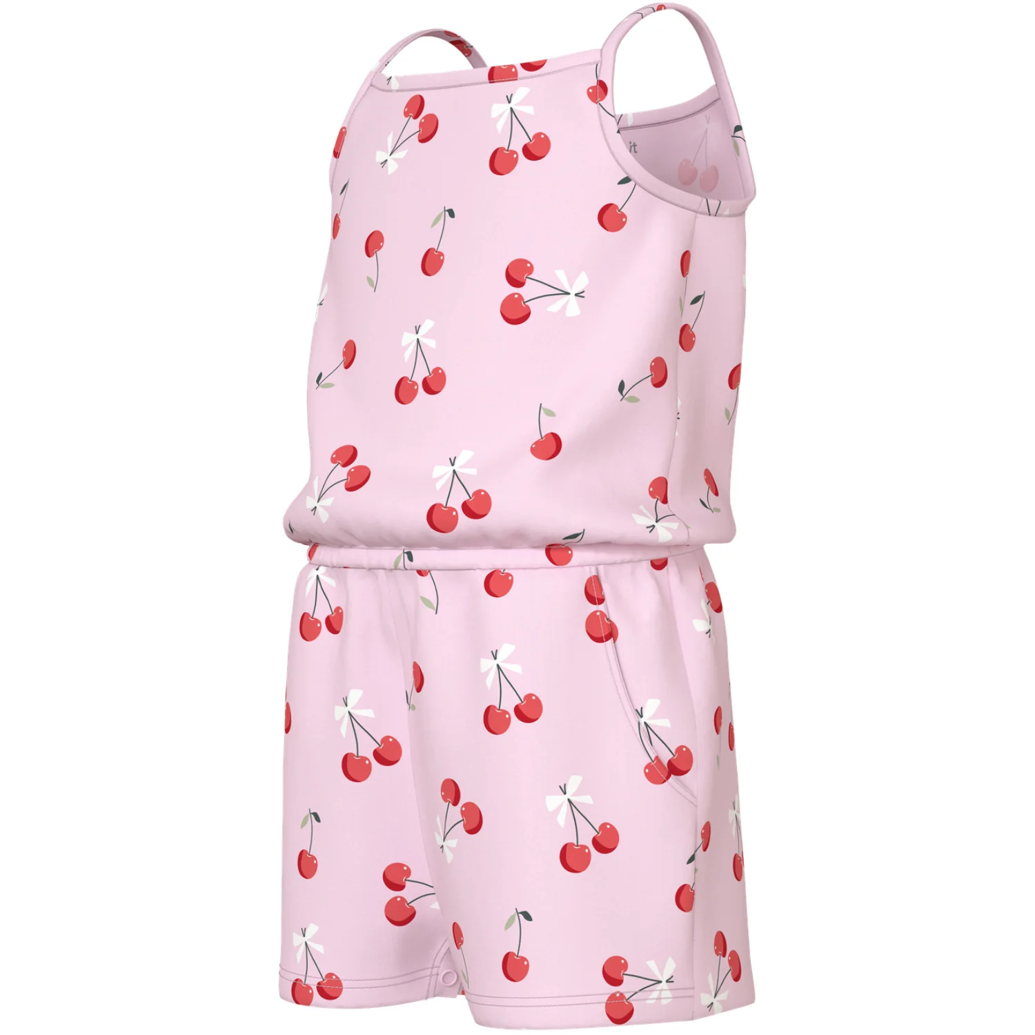Name It Cradle Pink Cherries Nmfvigga Strap Suit - Image 3