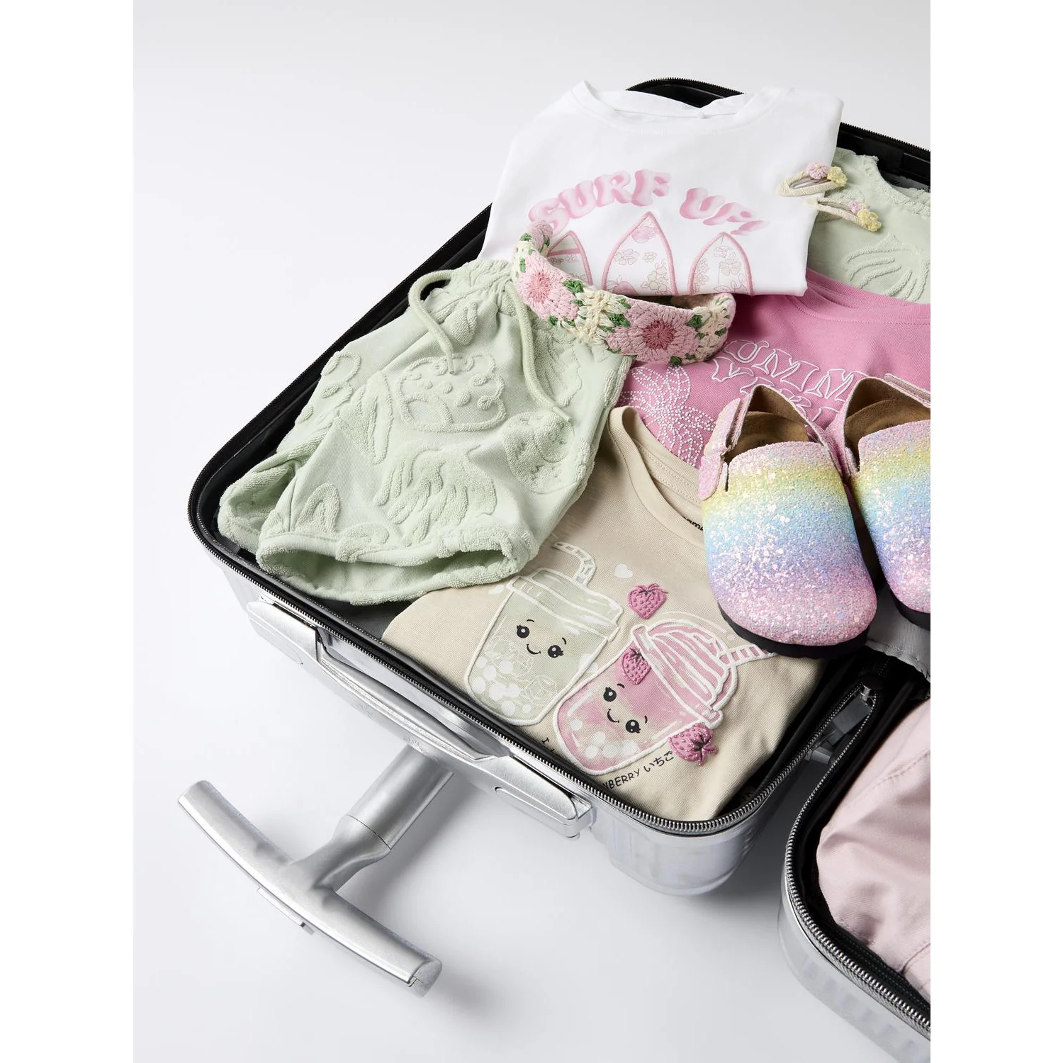 Name It Cradle Pink Nmfjoflower Hairbrace - Image 3