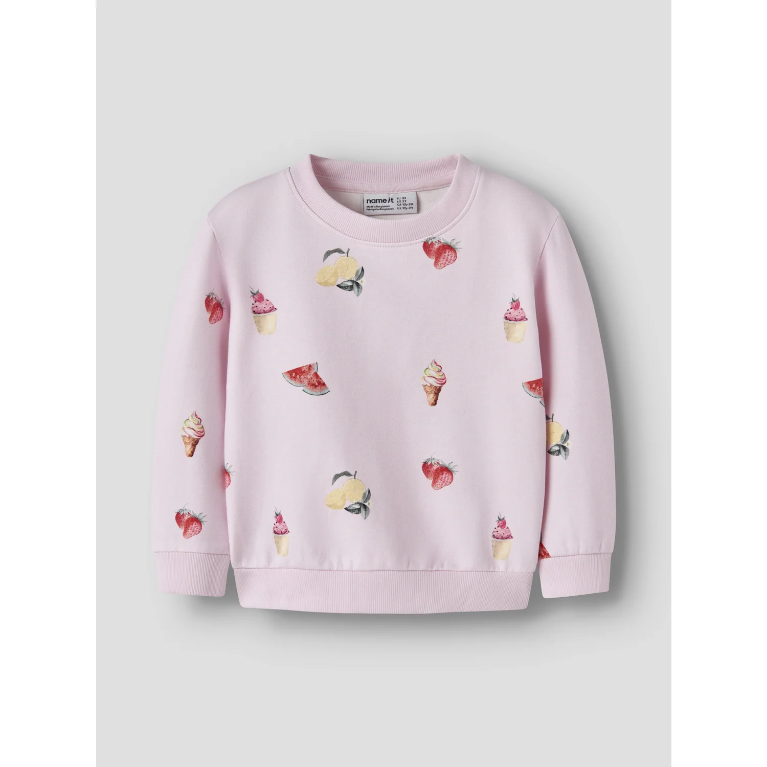 Name It Cradle Pink Nmfjovina Ls Nreg Sweat Unb Box - Image 3