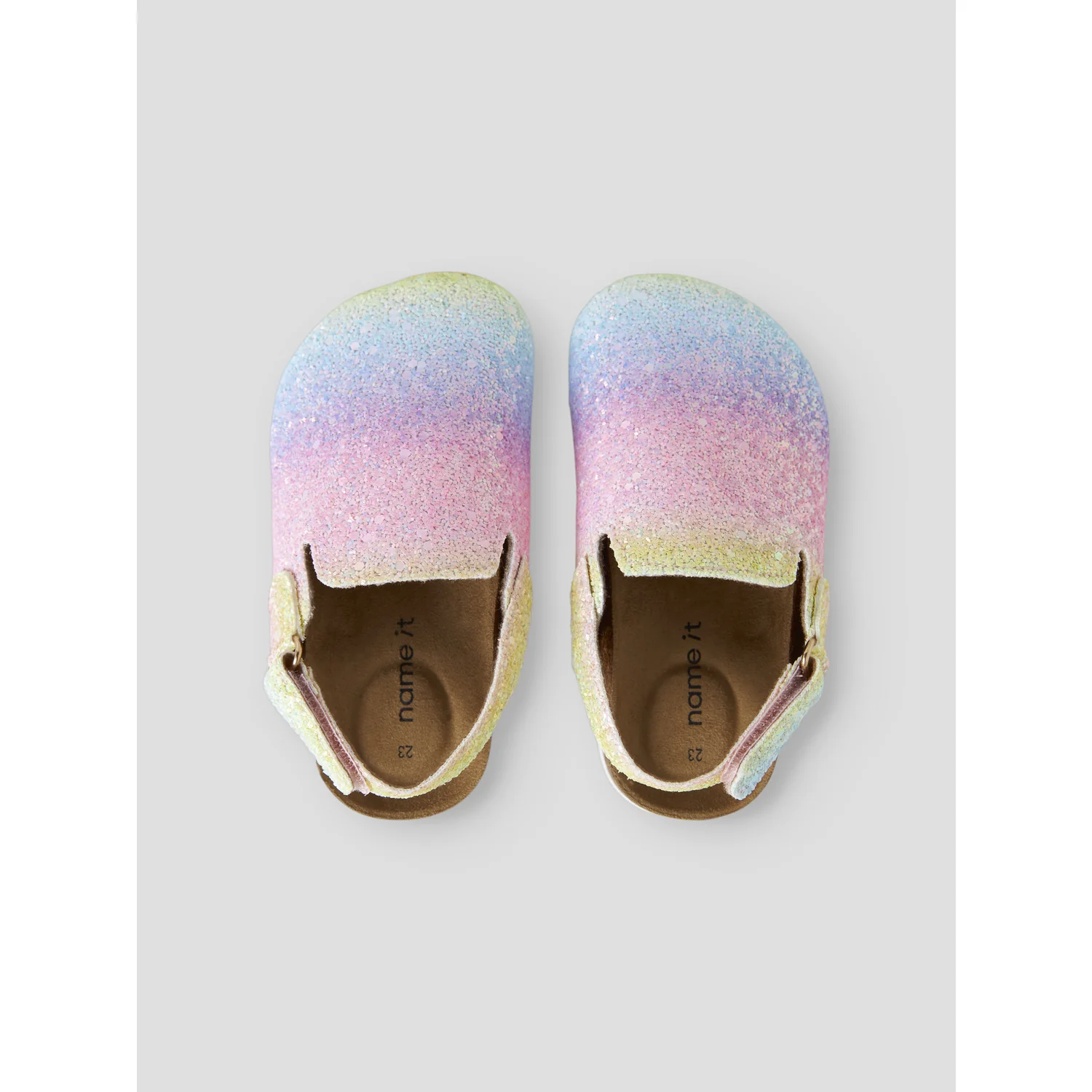 Name It Cradle Pink Rainbow Nmnavery Mules - Image 2