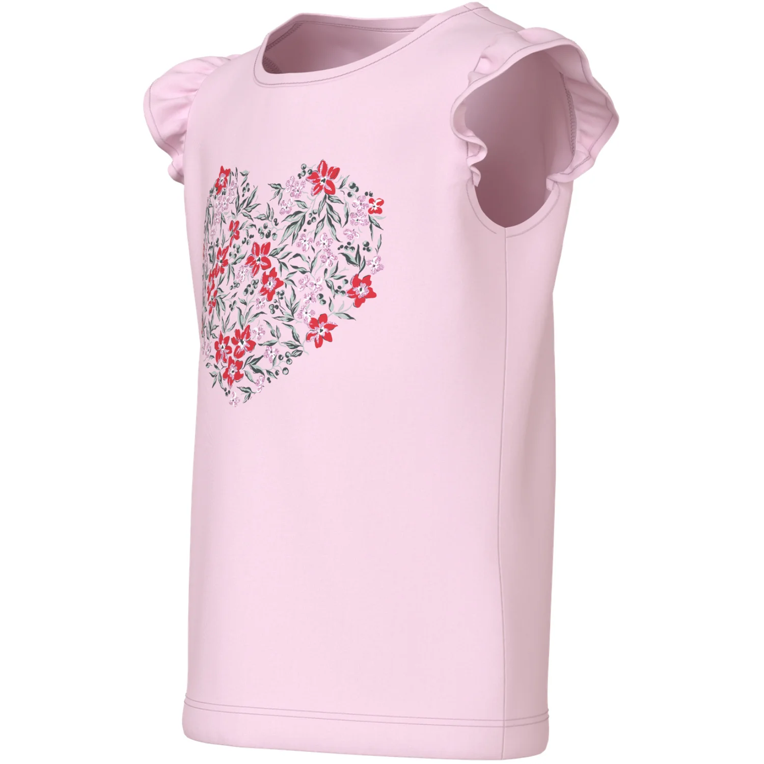 Name It Cradle Pink Red Flowers Nmfvayana Capsl Top - Image 2